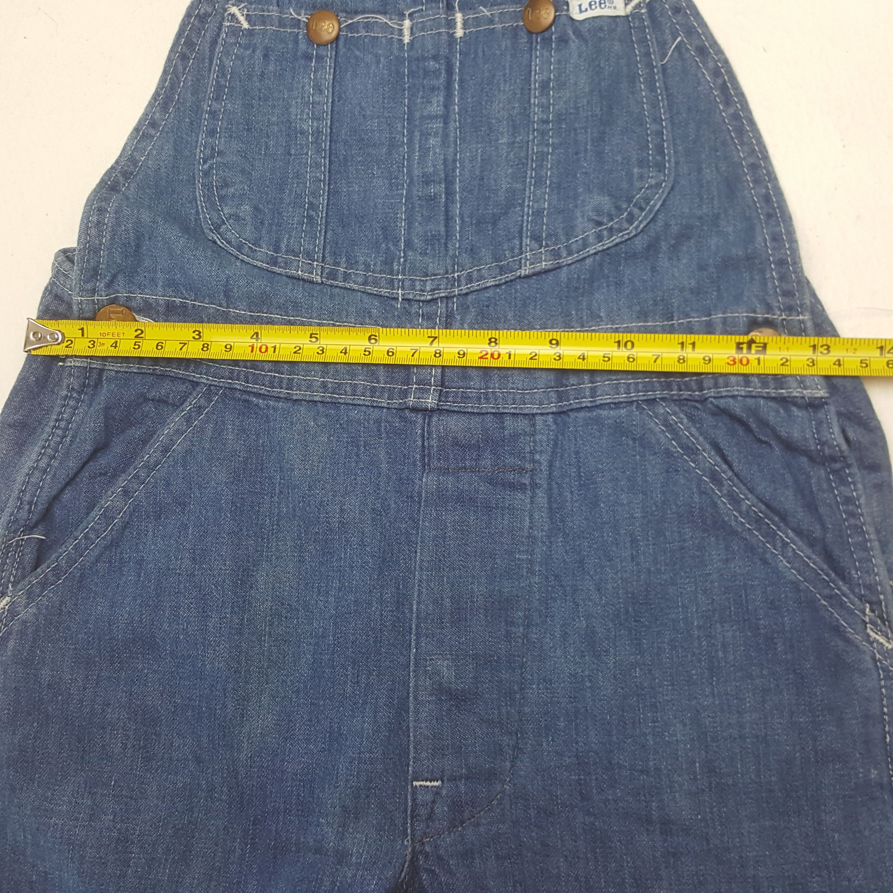 Lee Vintage RARE Lee Denim Overalls Pants C318N3 Size US 26 / EU 42 - 8 Thumbnail