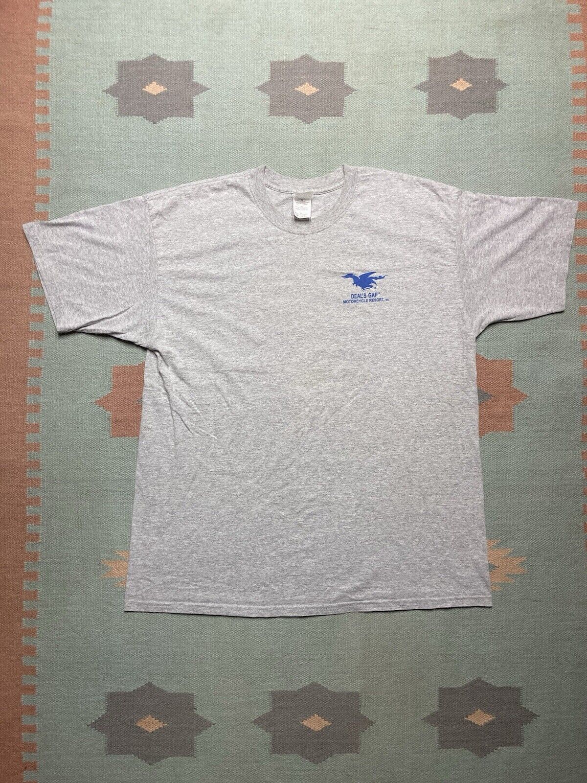 Gildan × Vintage VTG t shirt Deal’s gap motorcycle Harley North Carolina XL Size US XL / EU 56 / 4 - 4 Thumbnail