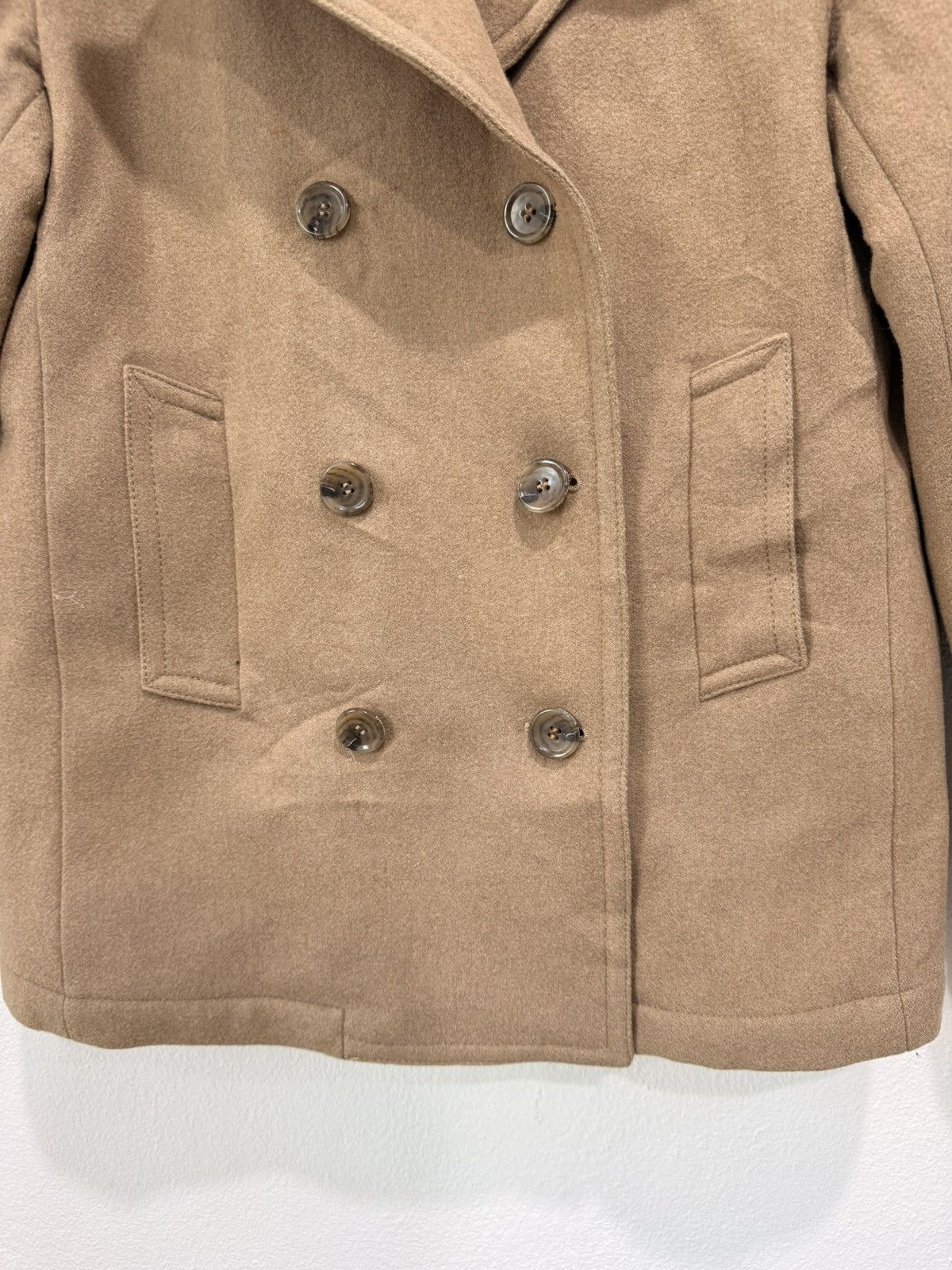 Jean Paul Gaultier JEAN PAUL GAULTIER DOUBLE BREAST JACKET BEIGE CASHMERE WOOL Size S / US 4 / IT 40 - 4 Thumbnail