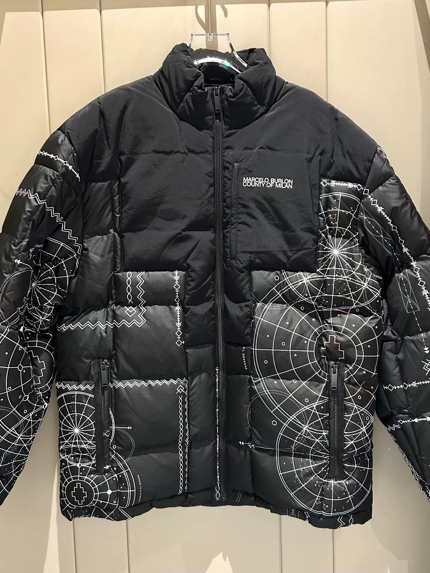 Marcelo Burlon Marcelo Burlon Men's Stand Collar Jacket Size US L / EU 52-54 / 3 - 1 Thumbnail