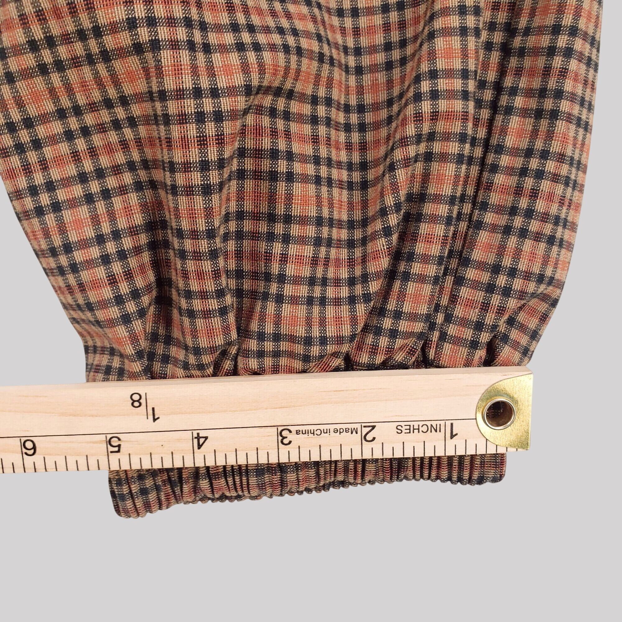 Urban Outfitters Urban Outfitters Brown/Tan Checkered Plaid Cargo Jogger Pant Size 28" / US 6 / IT 42 - 13 Thumbnail