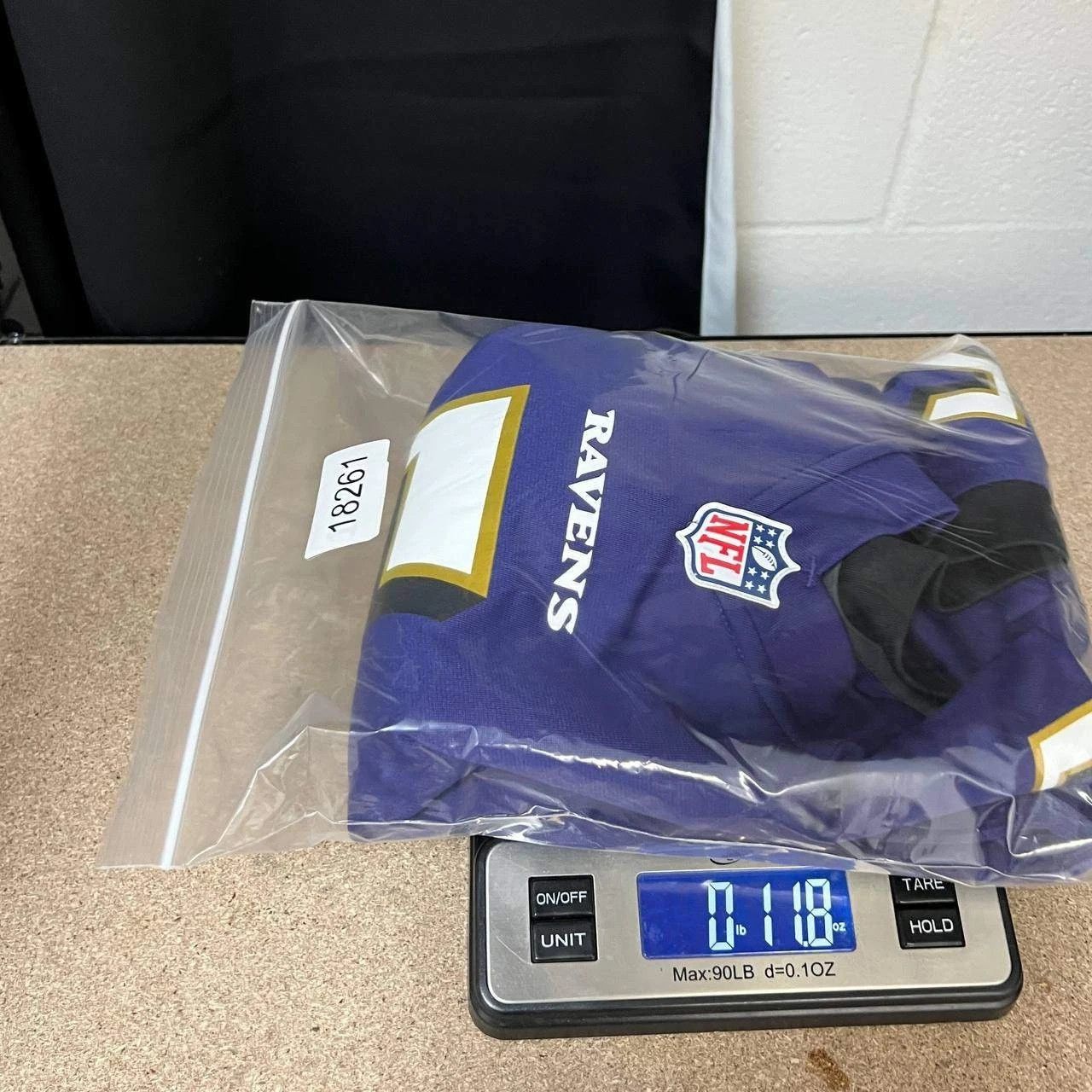 Nike Baltimore Ravens Flacco #5 Jersey Shirt Men Short Sleeve XL Size US XL / EU 56 / 4 - 7 Thumbnail