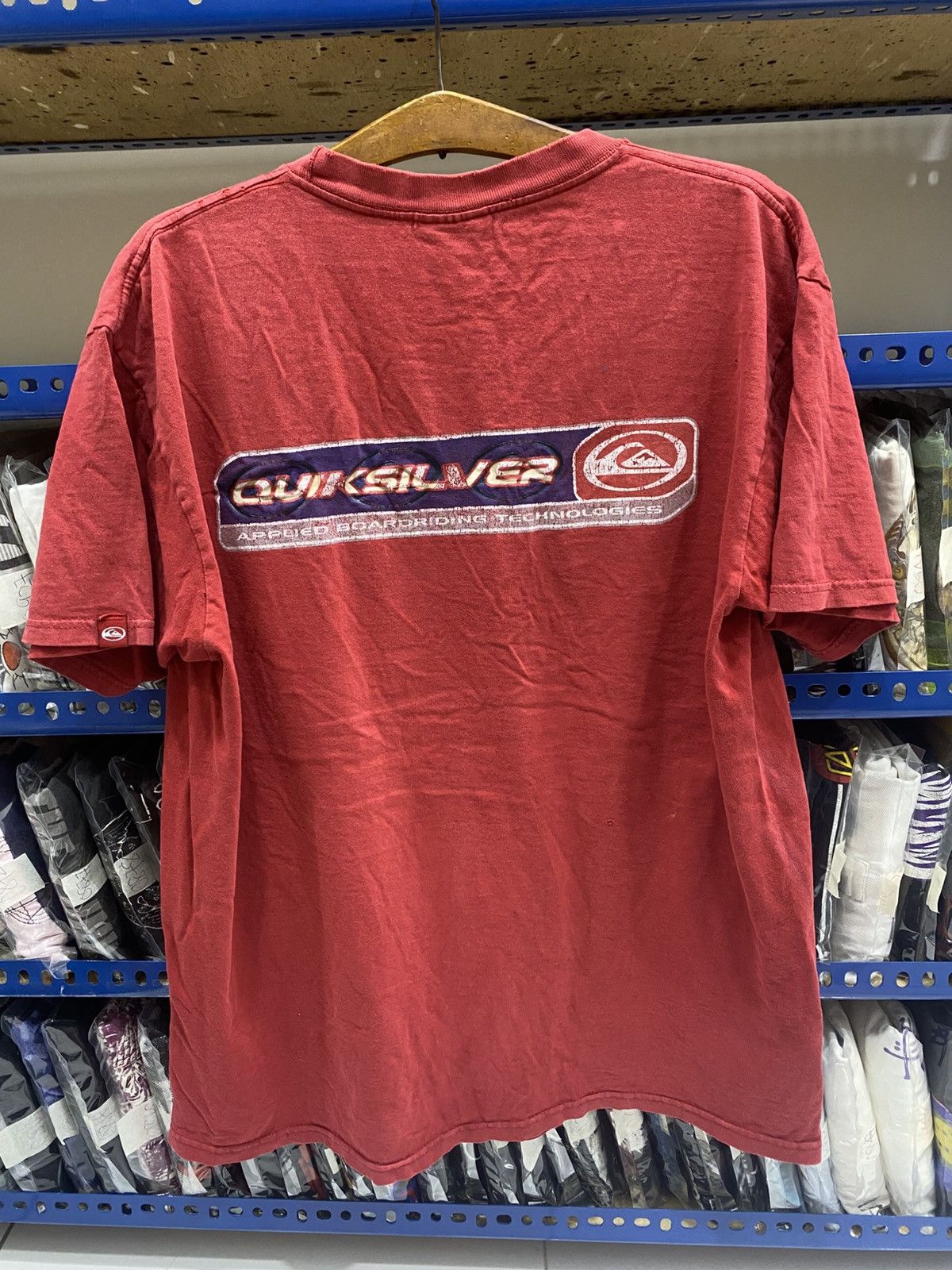 Quiksilver VINTAGE DISTRRESSED QUIKSILVER TSHIRT Size US L / EU 52-54 / 3 - 6 Thumbnail
