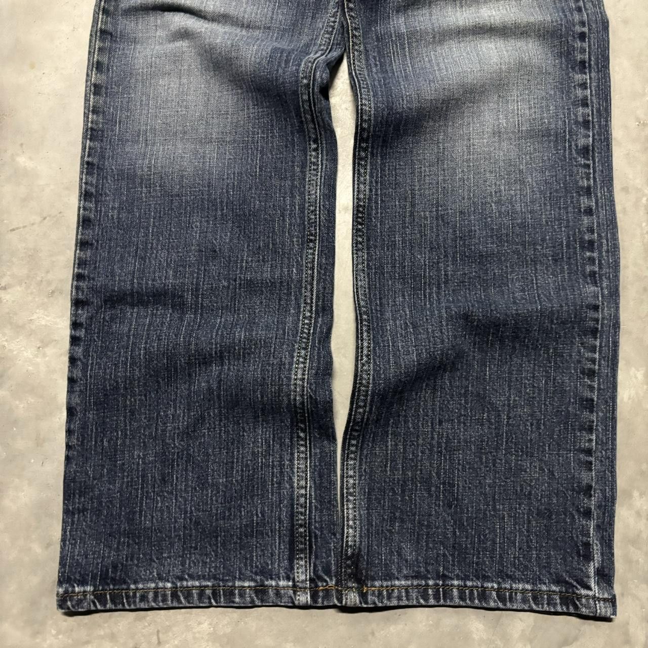 Levi's × Vintage Crazy Vintage Y2K/2000s Grunge Dark Wash Levi’s Denim Jeans! Size US 34 / EU 50 - 6 Thumbnail