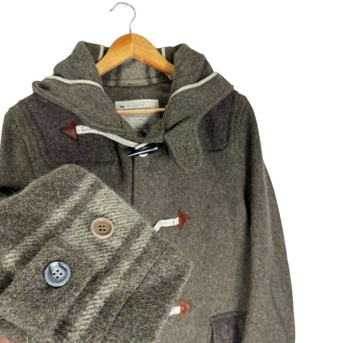 Japanese Brand ❄️INK JAPAN DUFFLE HOODIE COAT JACKET Size US M / EU 48-50 / 2 - 6 Thumbnail