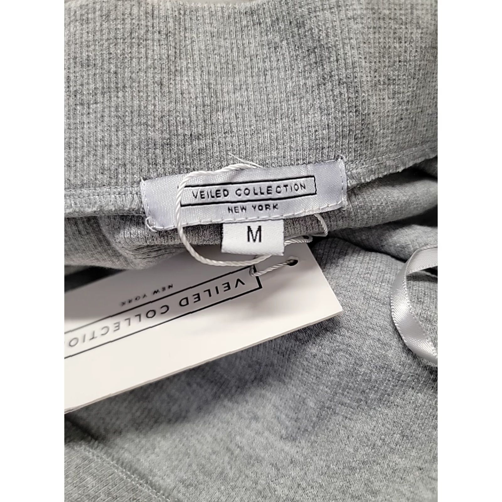 Vintage Veiled Collection Skirt Grey Long Straight Cotton Spandex NWT M Women Size M Size 32" / US 10 / IT 46 - 5 Thumbnail