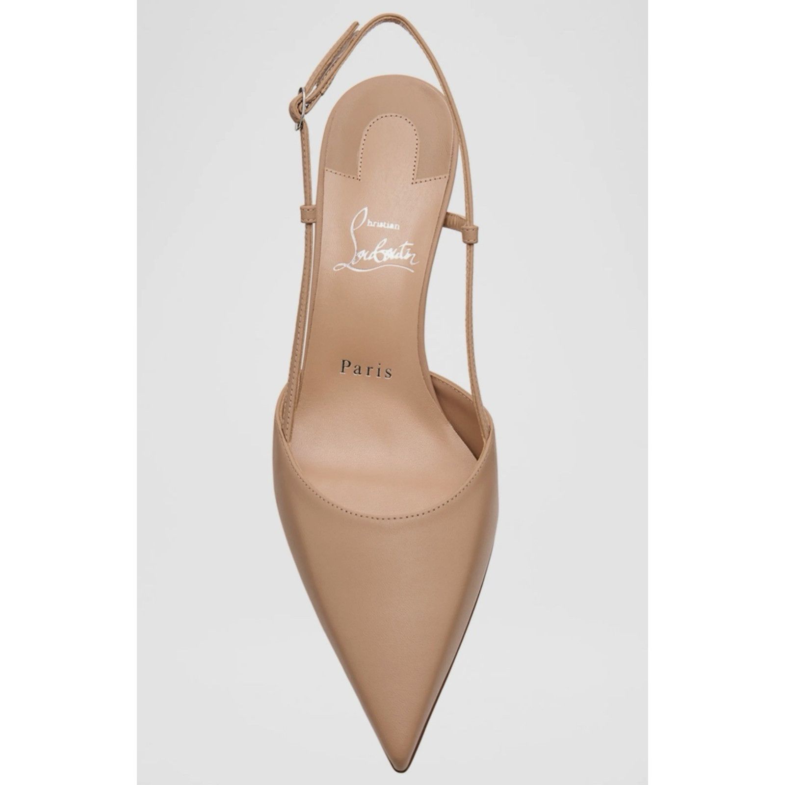 Christian Louboutin Christian Louboutin Condoroline 55 Blush Nude Leather Size US 8 / IT 38 - 8 Thumbnail