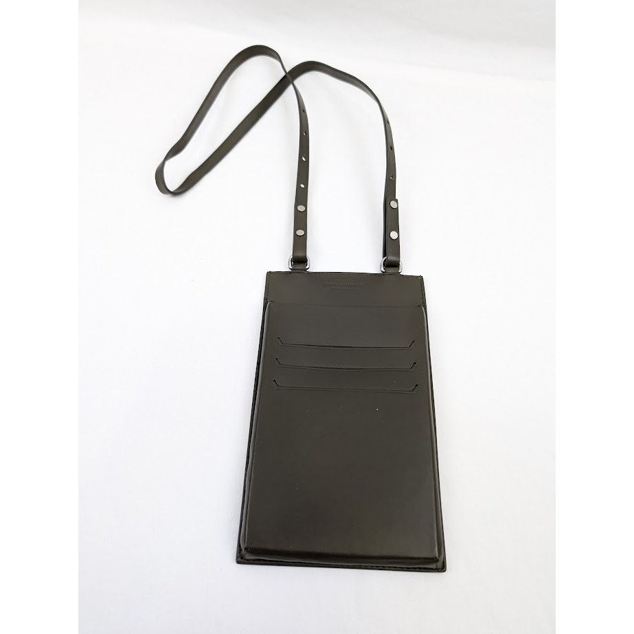 Bottega Veneta o1rshd1 Q:3 / Size: OS / Paper Calf Perforated Case in Kaki Size ONE SIZE - 8 Thumbnail