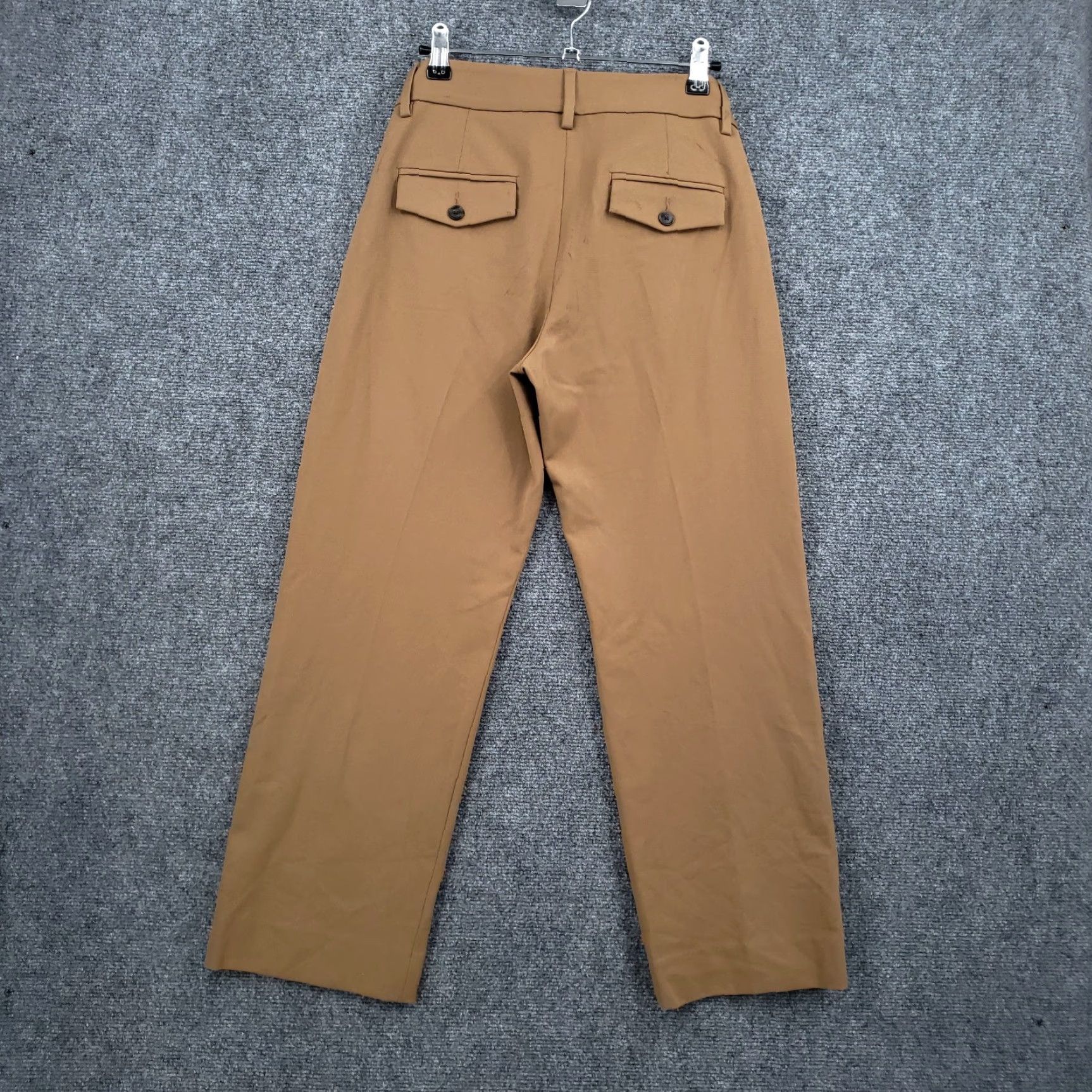Banana Republic Banana Republic Dress Pants Womens 2 Brown Flat Front Straight Leg Office Front Type: Flat Front Size 26" / US 2 / IT 38 - 2 Thumbnail