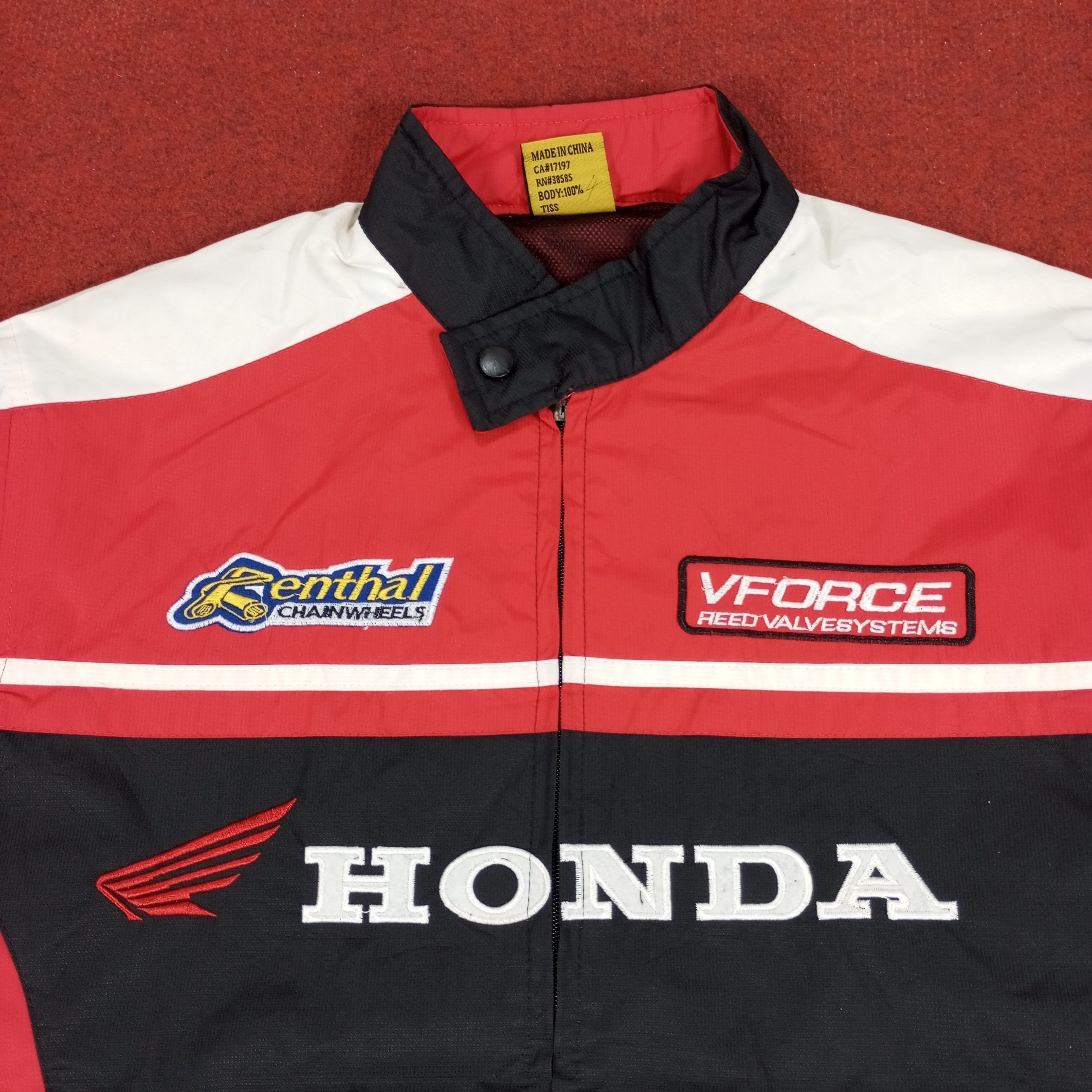 Ferrari × Honda × Vintage Honda Rider's Club Of America Motorsports Jacket Style Size US L / EU 52-54 / 3 - 4 Thumbnail