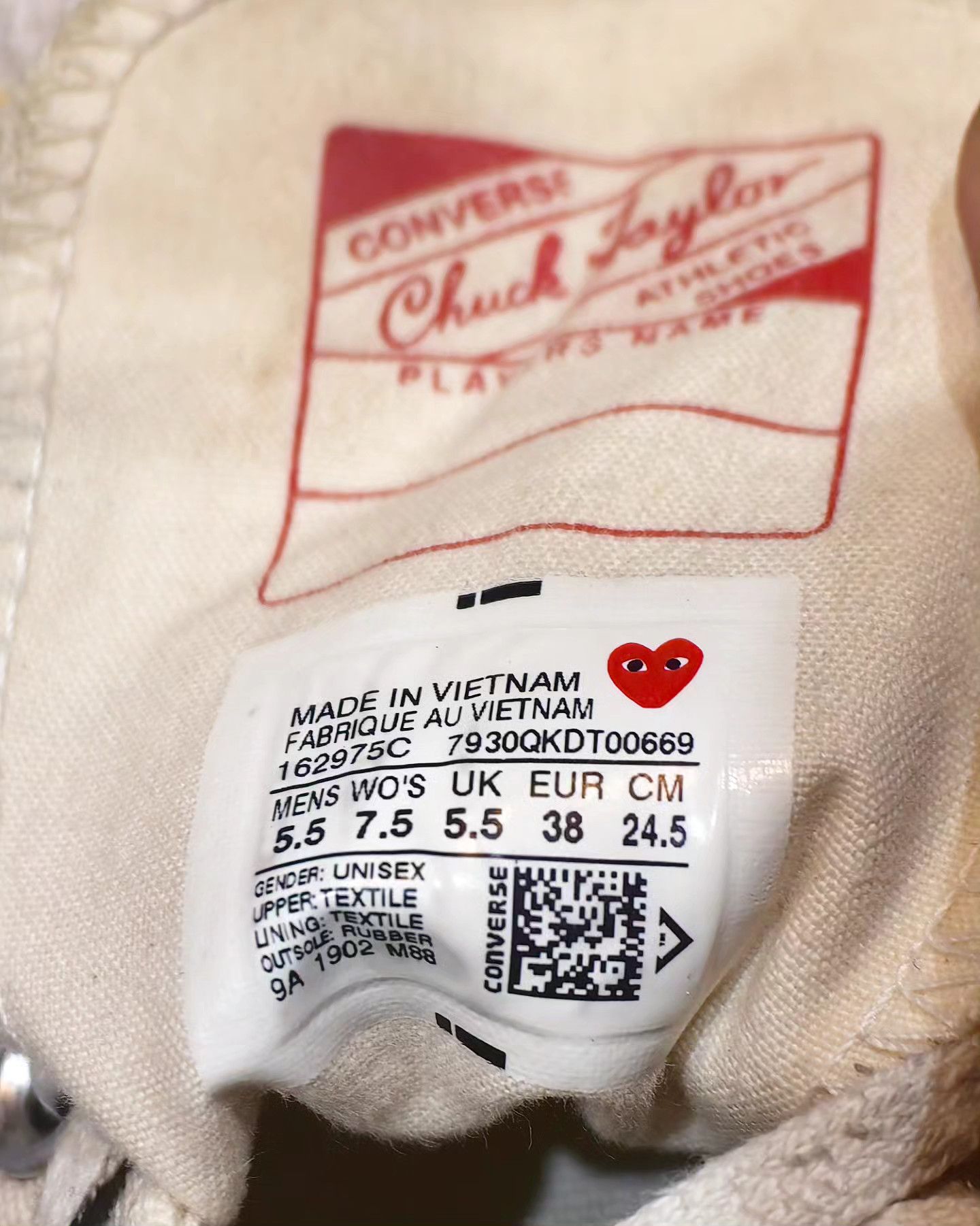 Comme des Garcons PLAY Comme Des Garcons Play MULTI-HEART Size US 5.5 / EU 38 - 7 Thumbnail