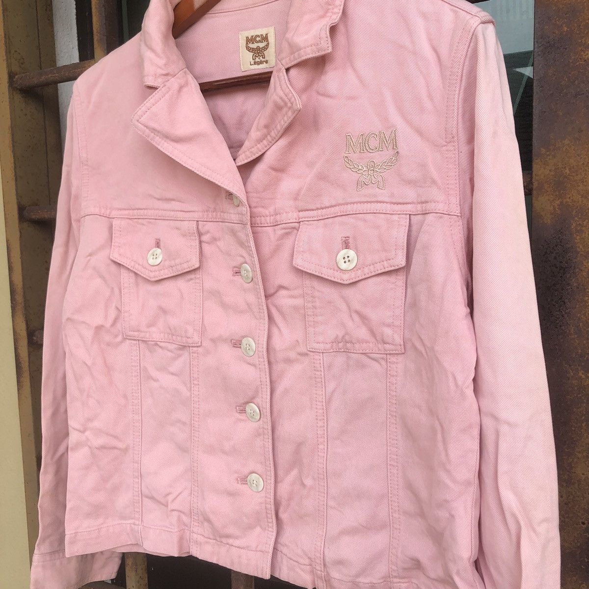 MCM MCM Pink Button Denim Jacket Size M / US 6-8 / IT 42-44 - 3 Thumbnail