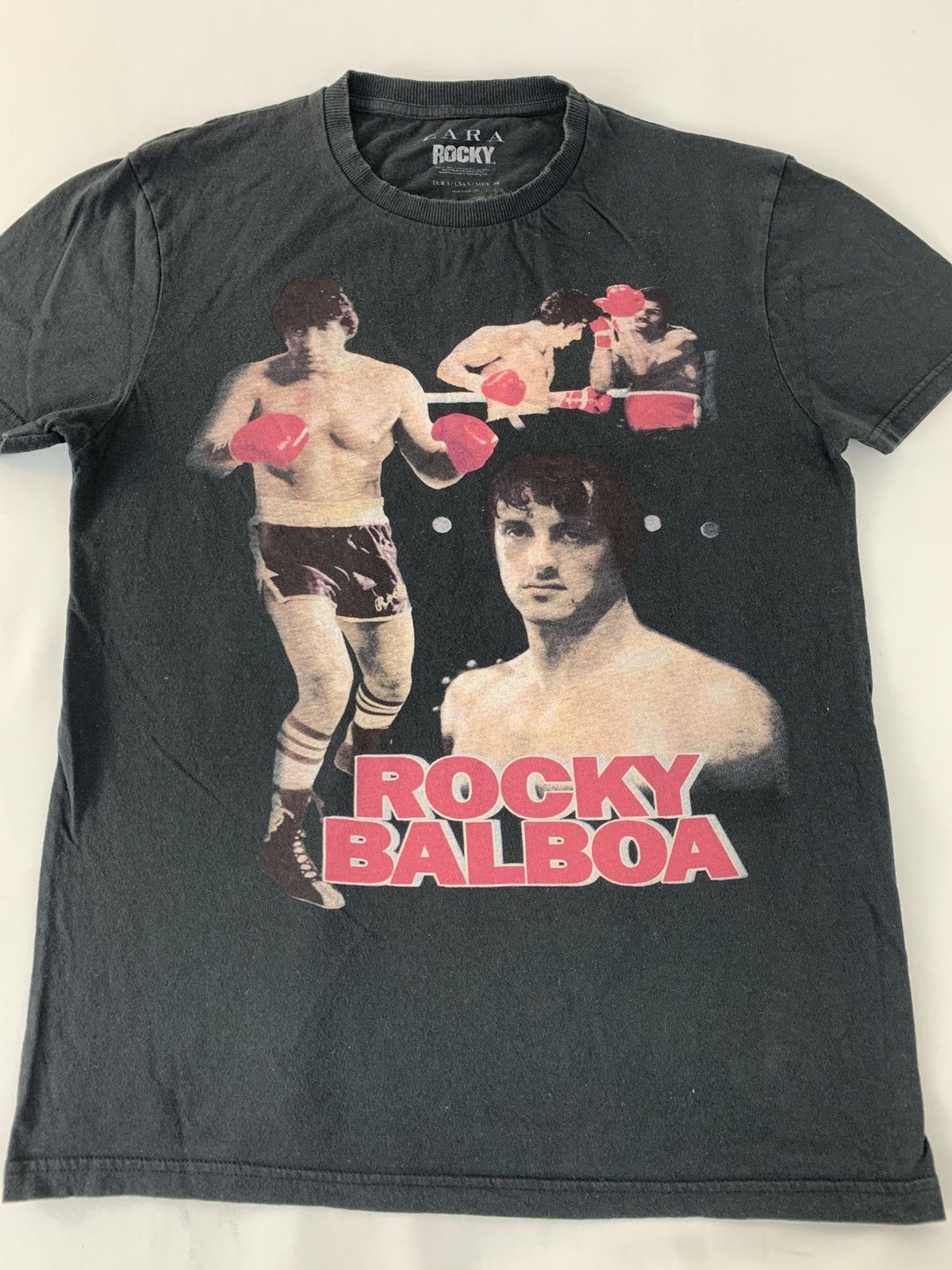 Zara Rocky Balboa II Sylvester Stallone Film Movie Printed Tee Size US M / EU 48-50 / 2 - 3 Thumbnail