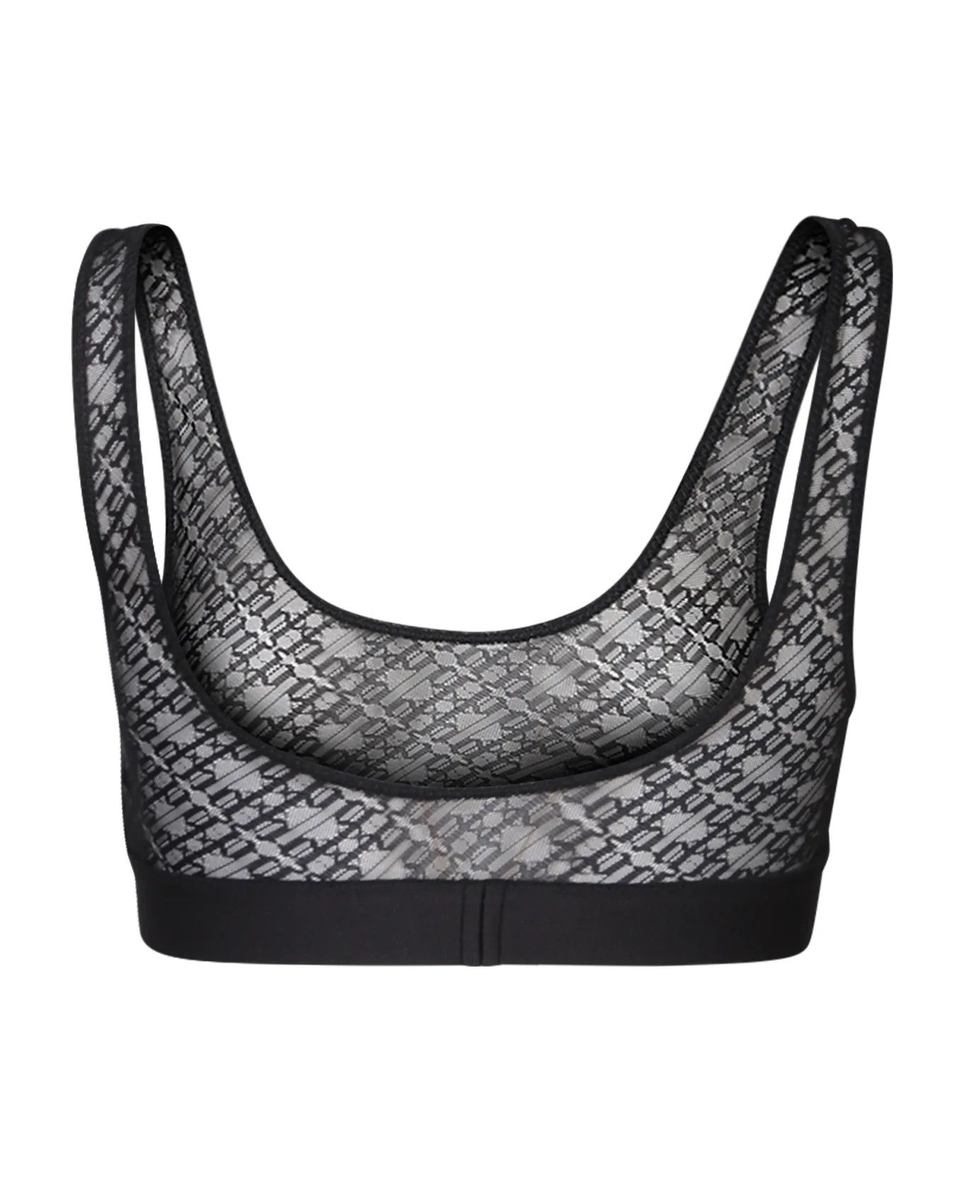 Palm Angels o1y1225 Size : M / Lace Bra in Black Size ONE SIZE - 2 Thumbnail