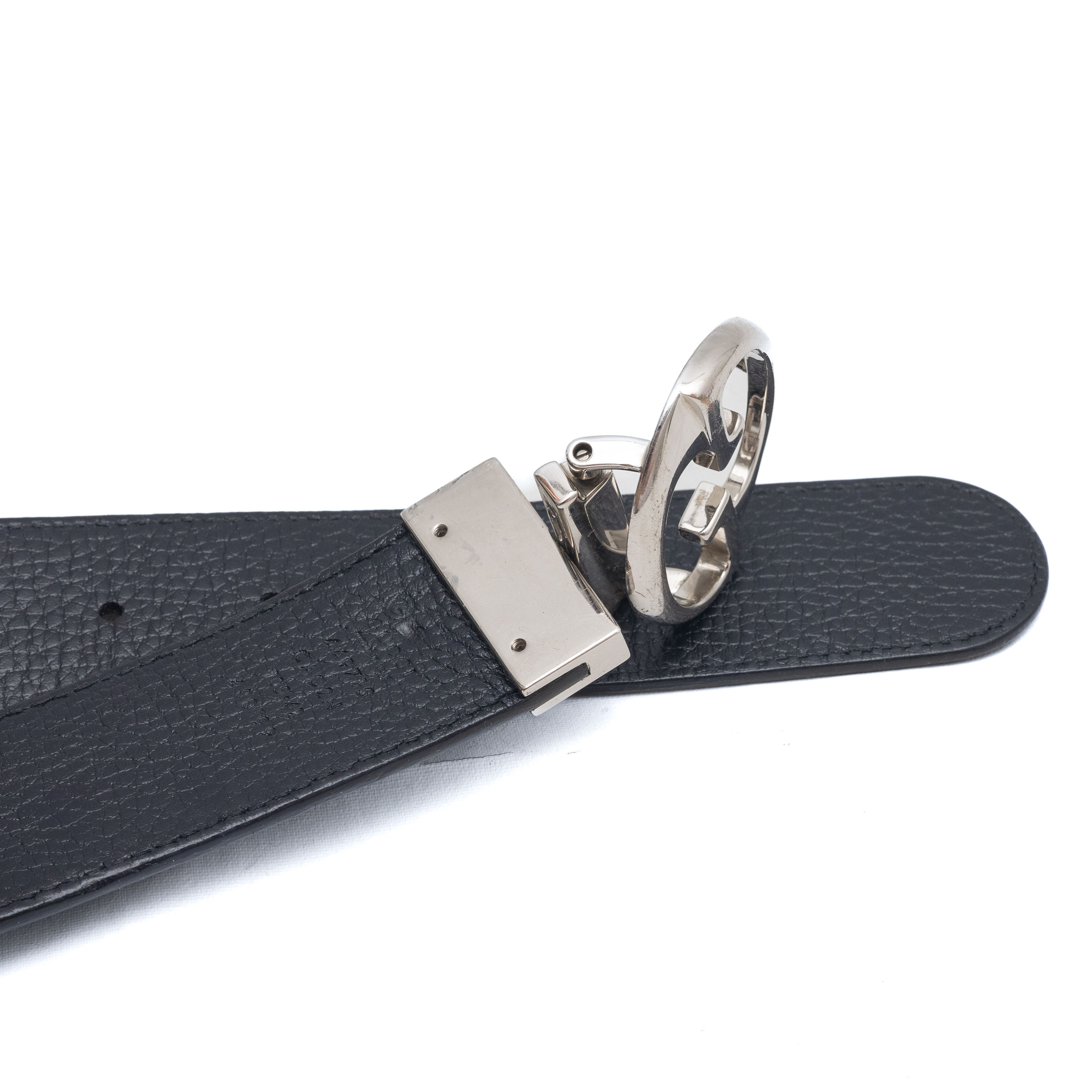 Gucci GUCCI Reversible Double Sided Belt Size 38 - 7 Thumbnail