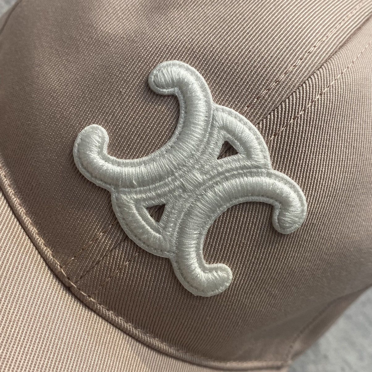 Celine CELINE Triomphe Baseball Cap In Cotton Size ONE SIZE - 2 Thumbnail