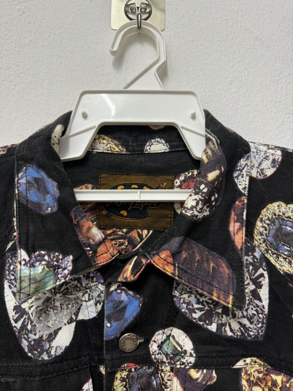 Vintage Vintage Modzart 80’s Over Print Diamond Punk Jacket MenWomen Size US S / EU 44-46 / 1 - 3 Thumbnail