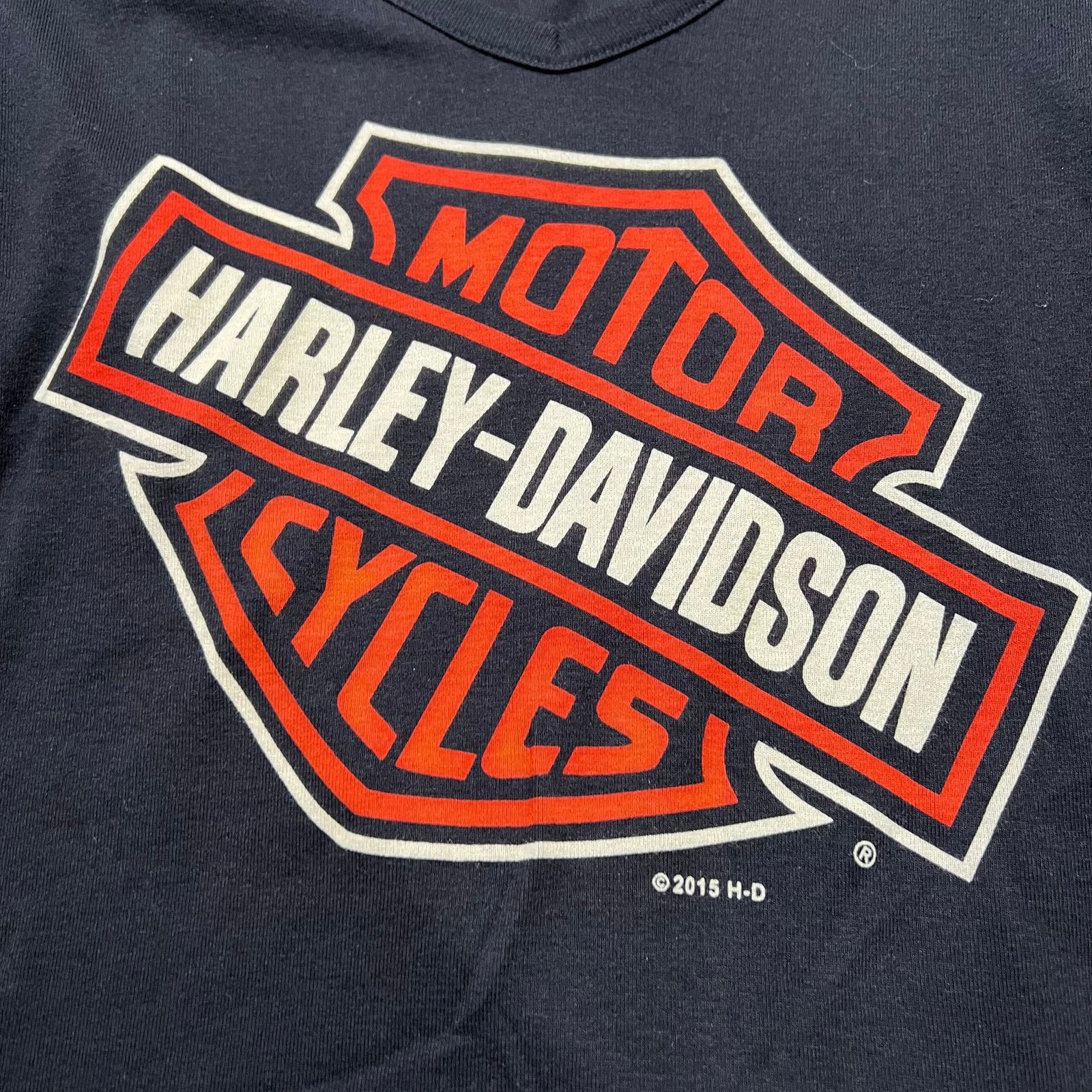 Harley Davidson Y2K Harley Davidson Sz M Black Logo Tattoo Long Sleeve USA Size M / US 6-8 / IT 42-44 - 3 Thumbnail