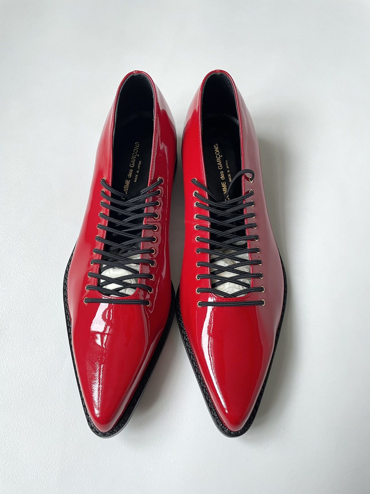 Comme des Garcons ‘Corset Lace’ Pointed Flat Shoes Size US 10 / IT 40 - 1 Thumbnail