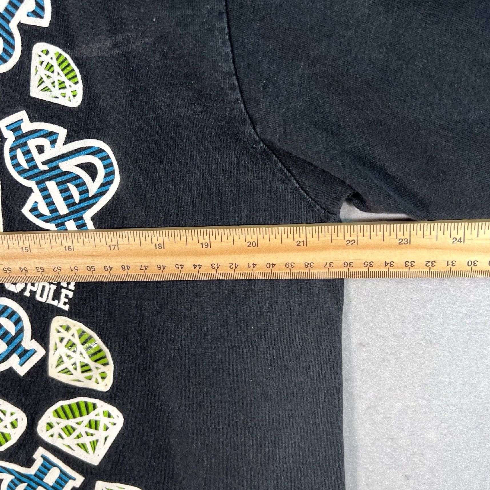 Southpole VINTAGE Southpole Graphic Tee Money Diamonds Shirt Adult Large Black 2000s Mens Size US L / EU 52-54 / 3 - 2 Thumbnail