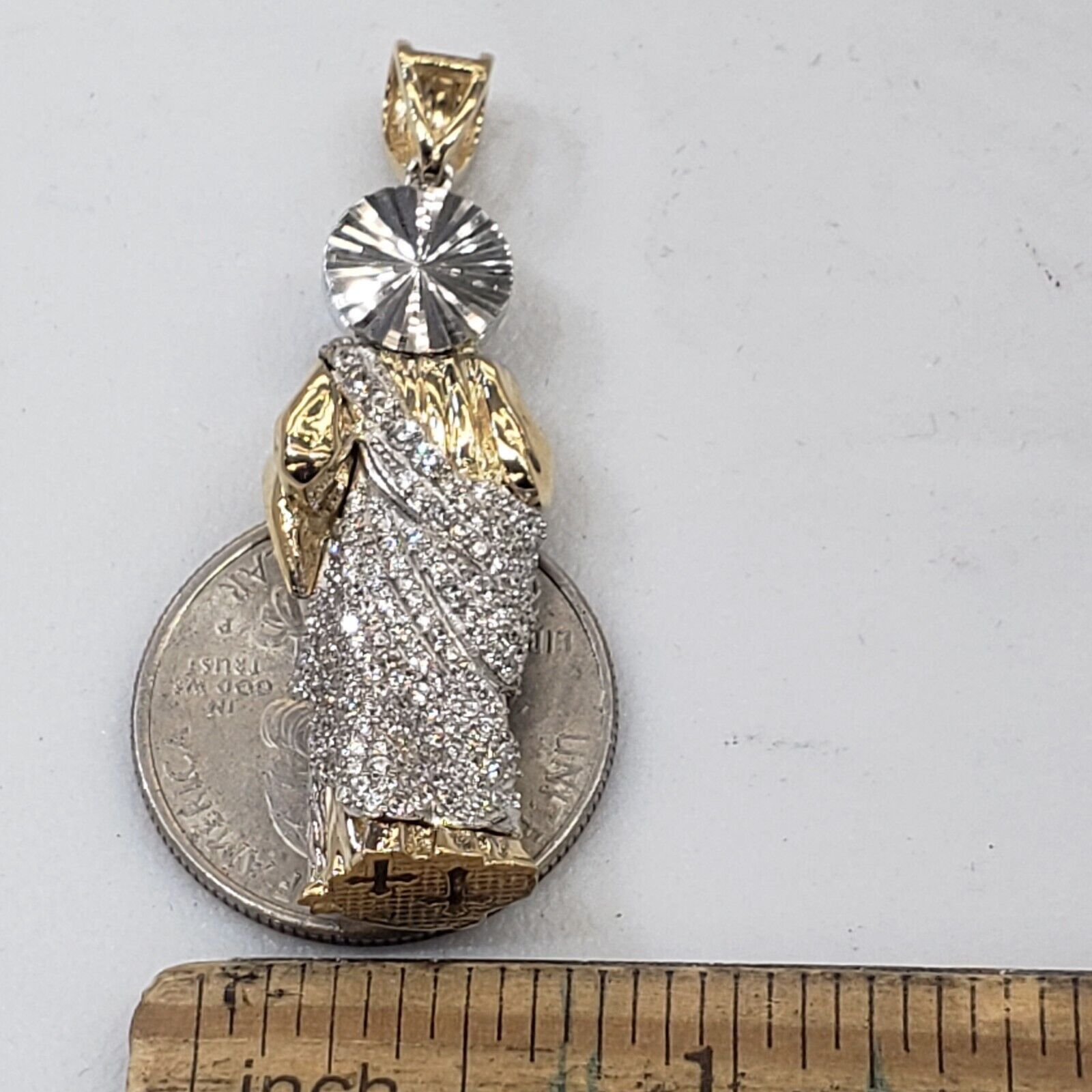 Other 3d Real 14k Gold Saint Jude judas Pendant charm Size ONE SIZE - 16 Thumbnail