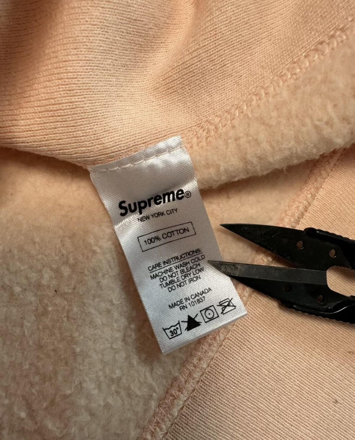 Supreme Supreme fw16 peach box logo hooded sweatshirt hoodie Size US S / EU 44-46 / 1 - 4 Thumbnail