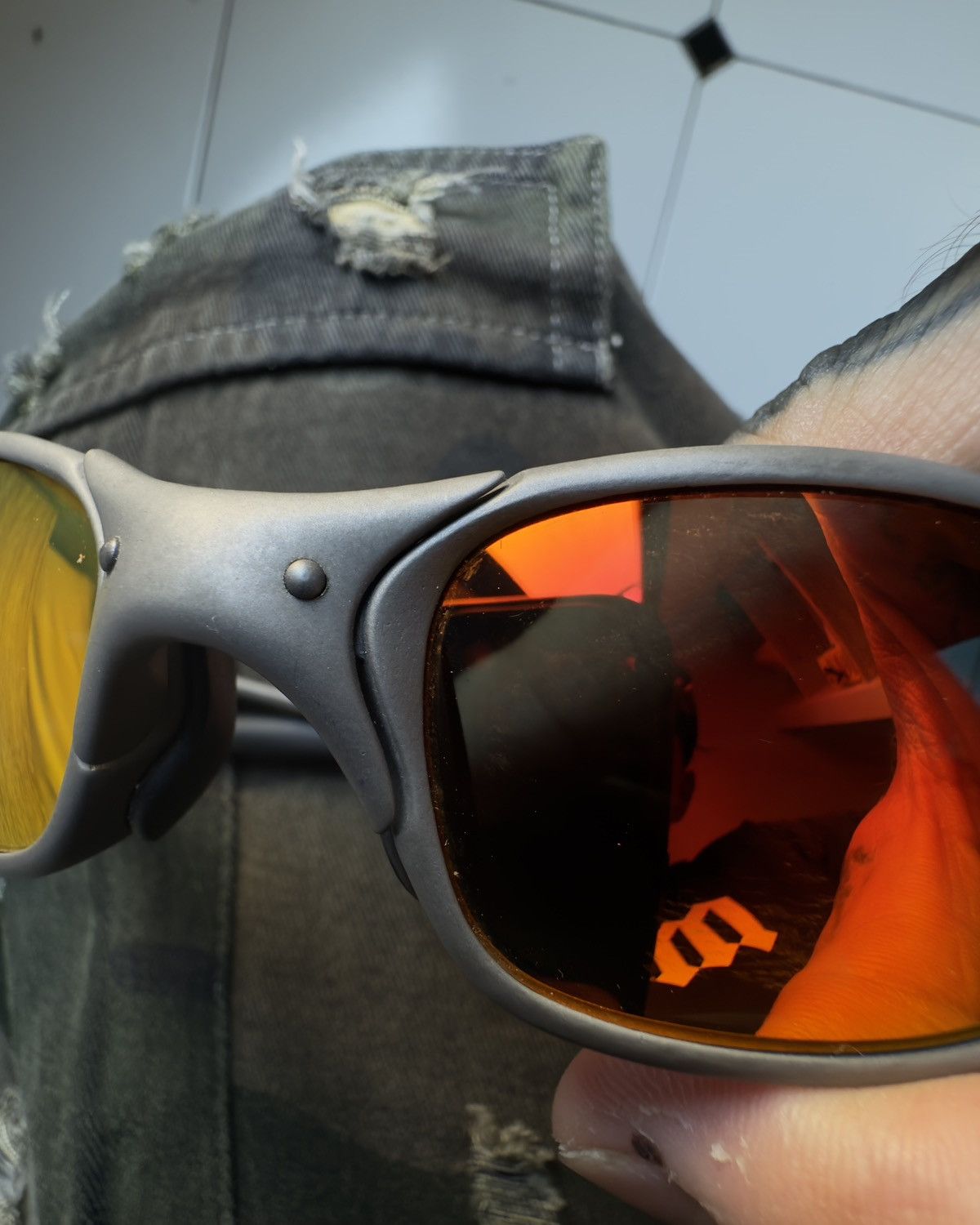 Oakley Oakley X-Metal Juliet Black Ruby Iridium Frame Size ONE SIZE - 10 Thumbnail
