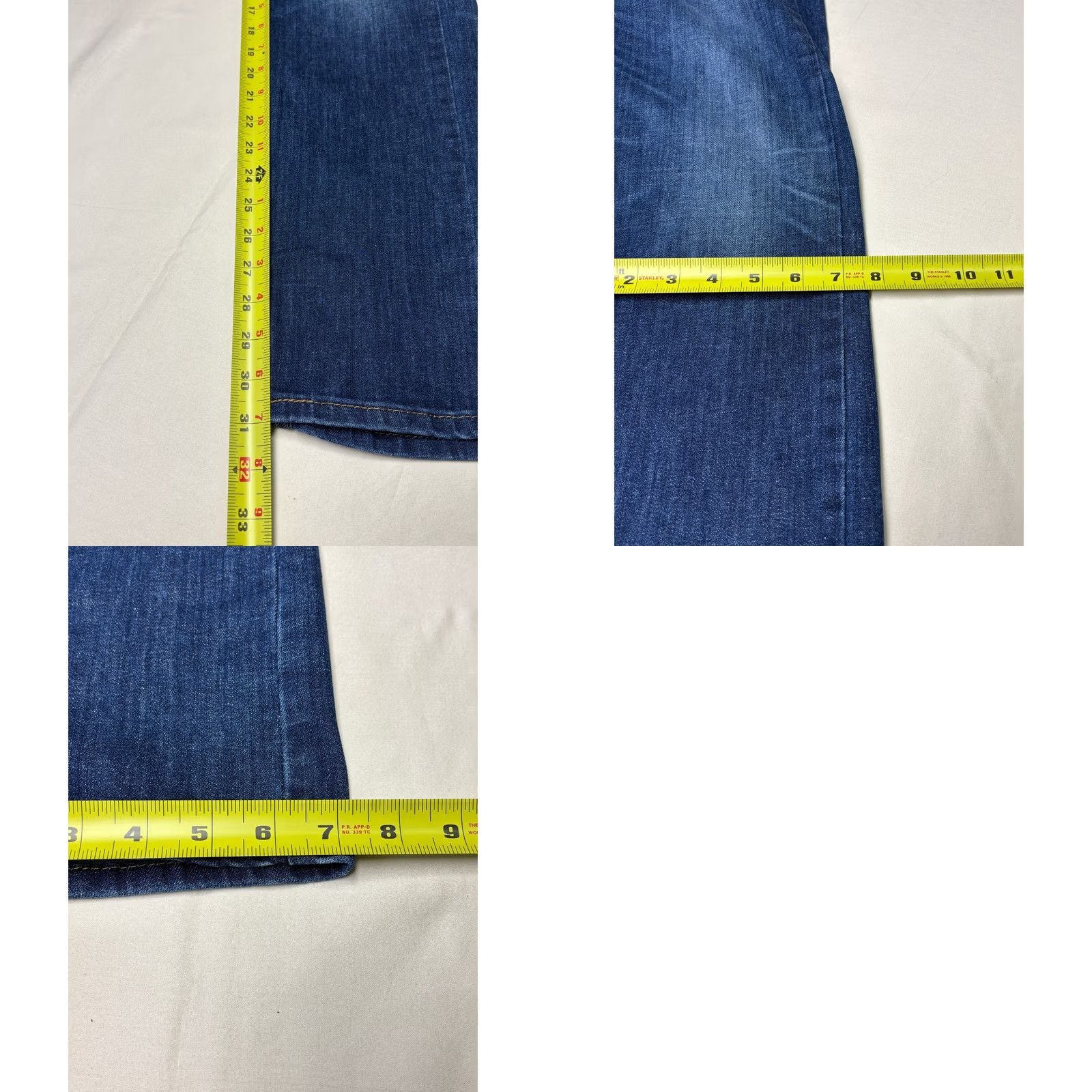 Levi's Levi's 513 Slim Straight Jeans Mens W30 L32 Dark Wash Denim Size US 30 / EU 46 - 9 Thumbnail