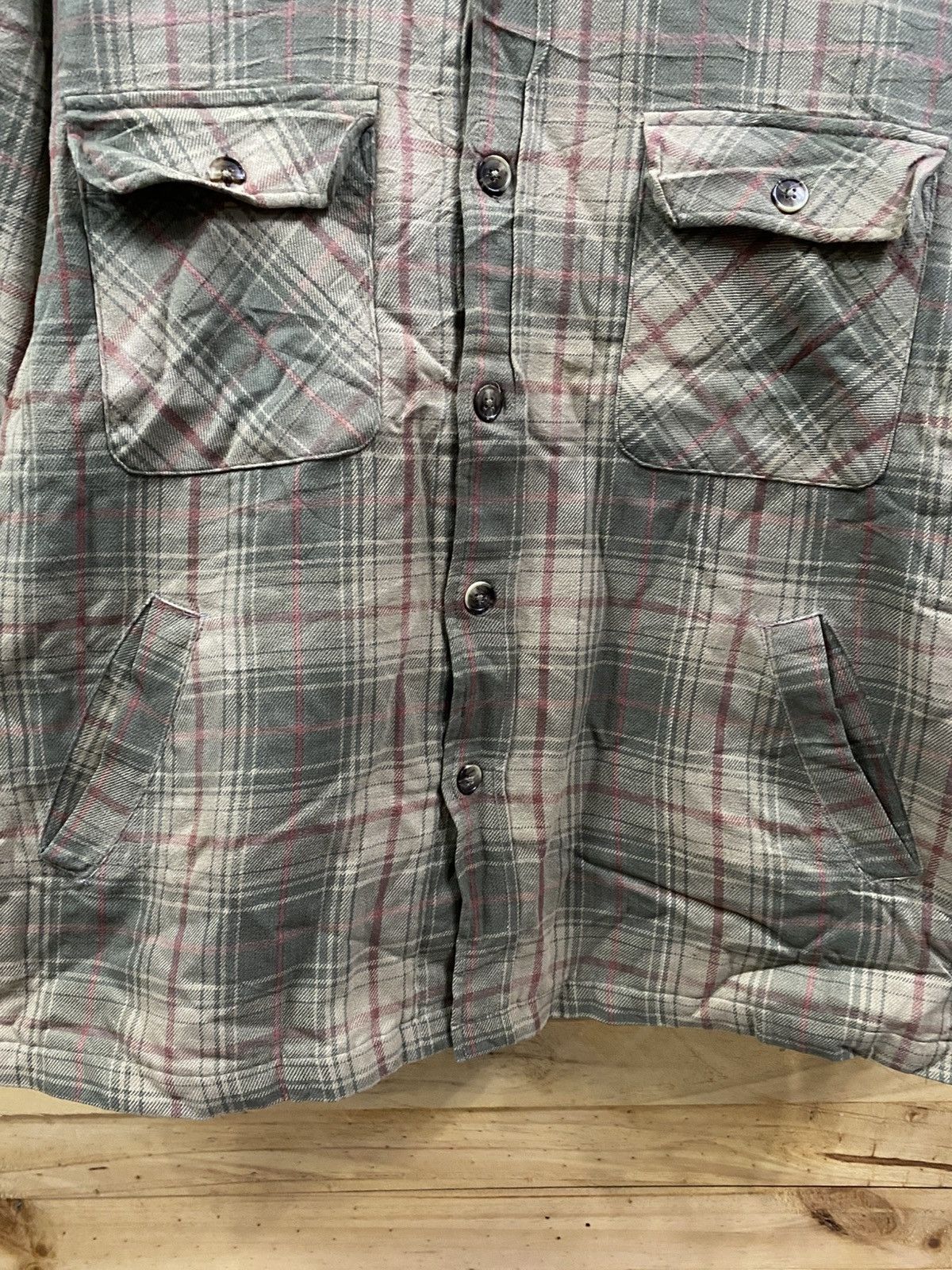 Vintage Vintage Bonmarlen flannel button up jacket Size US XL / EU 56 / 4 - 3 Thumbnail