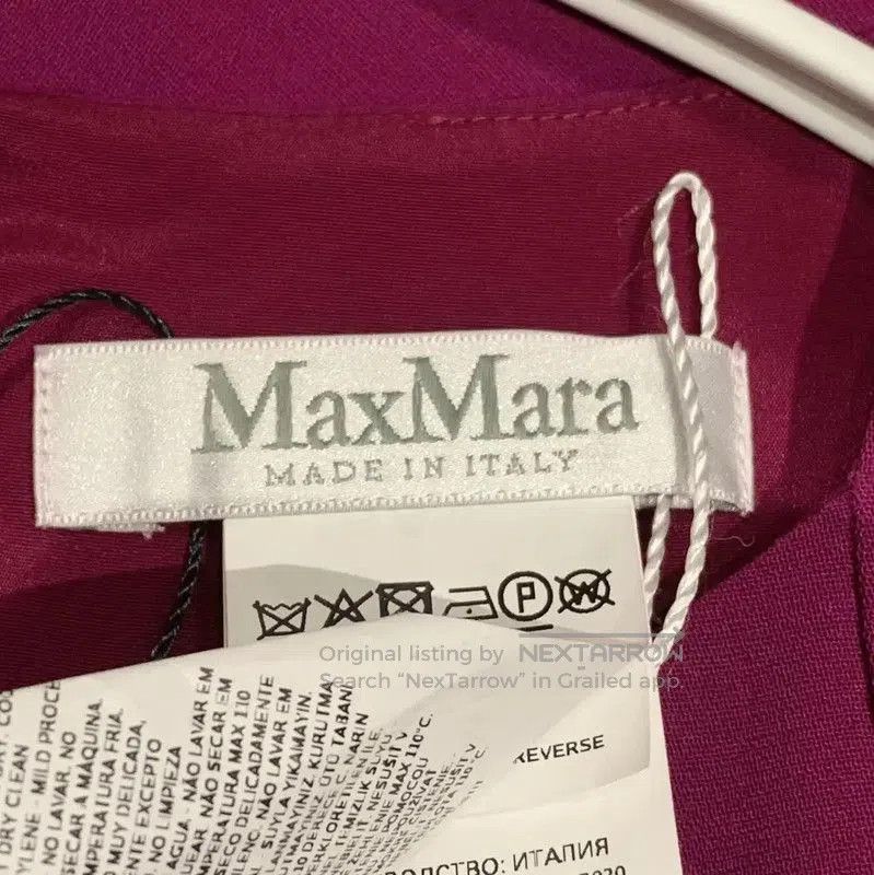 Max Mara MaxMara Summer Purple Wool Sleeveless Dress . Size XL / US 12-14 / IT 48-50 - 3 Thumbnail