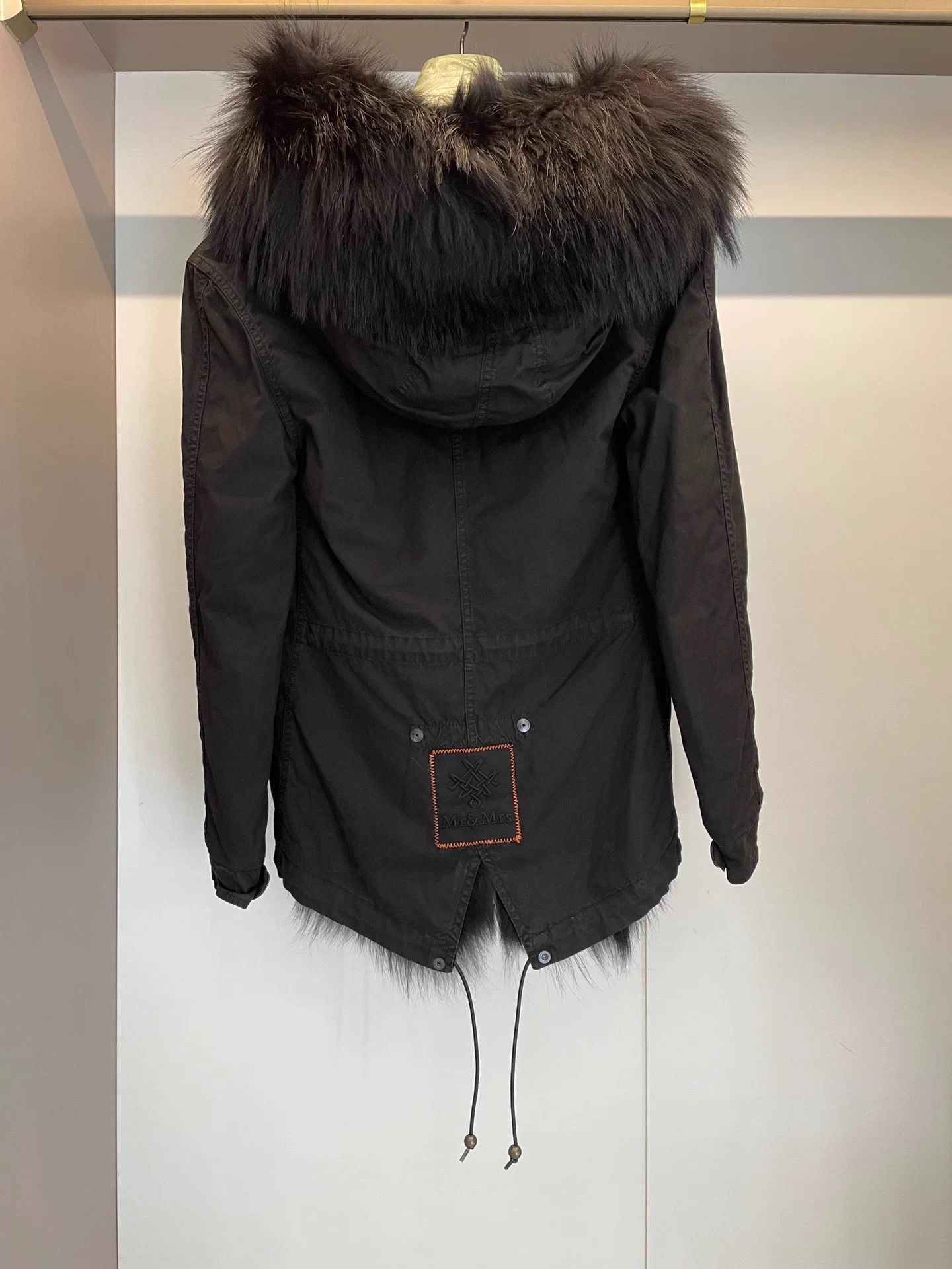 MR & MRS ITALY Mr & Mrs Italy Black Fox Fur Lining XS Jacket Size XS / US 0-2 / IT 36-38 - 2 Thumbnail