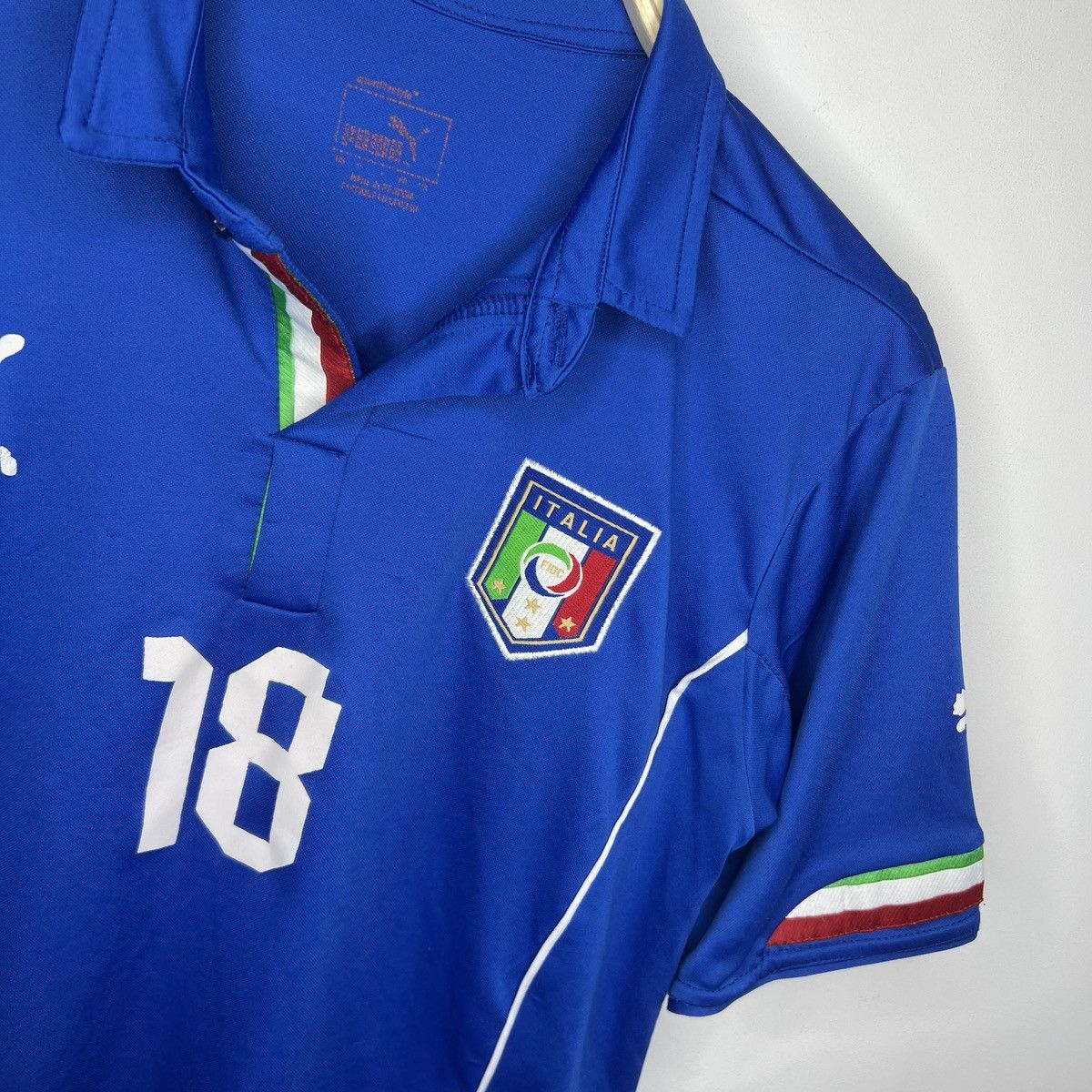 Puma Puma Italy Montolivo 18 Blue Jersey Tshirt Kit Soccer Tesm Size US M / EU 48-50 / 2 - 5 Thumbnail