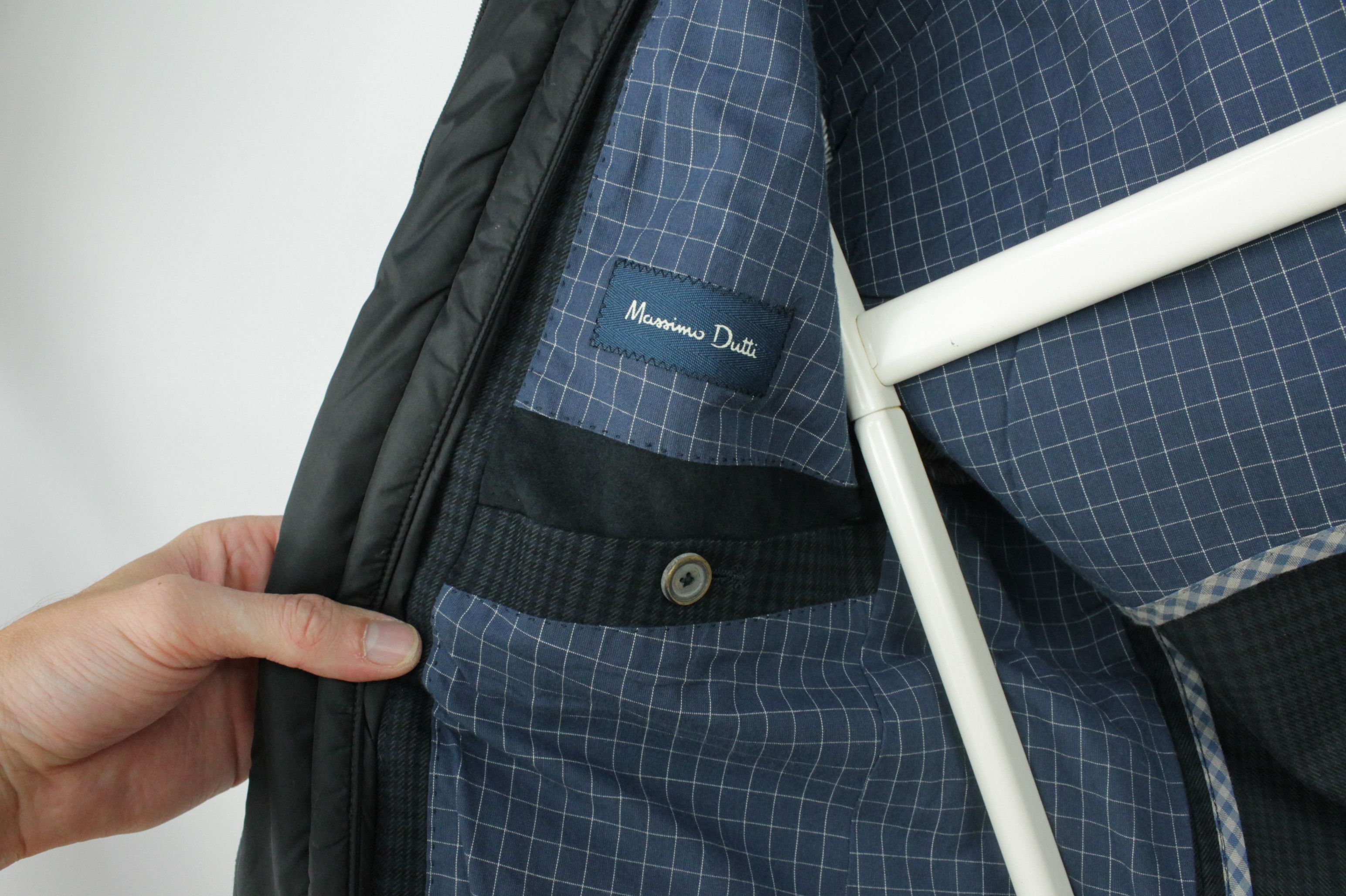 Massimo Dutti Massimo Dutti Extrafine Cotton Zip Lining Blazer Jacket Size US L / EU 52-54 / 3 - 13 Thumbnail