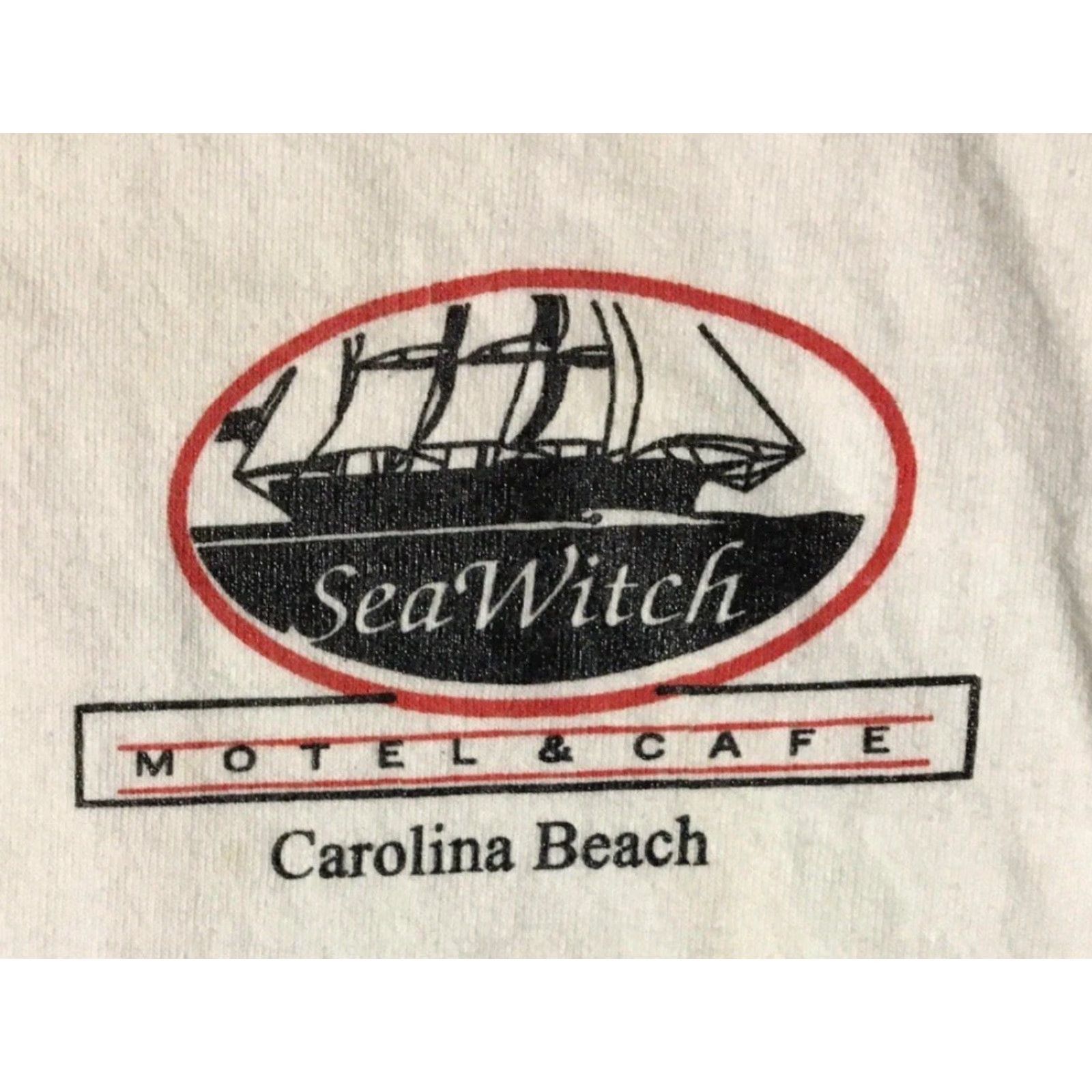 Vintage VINTAGE Grunge T-Shirt Men L White Sea Witch Bar No Whiners Faded 90s Funny Saying Beer Surf Harley Rockabilly Surf Trucker USA California 80s Biker Size US L / EU 52-54 / 3 - 4 Thumbnail