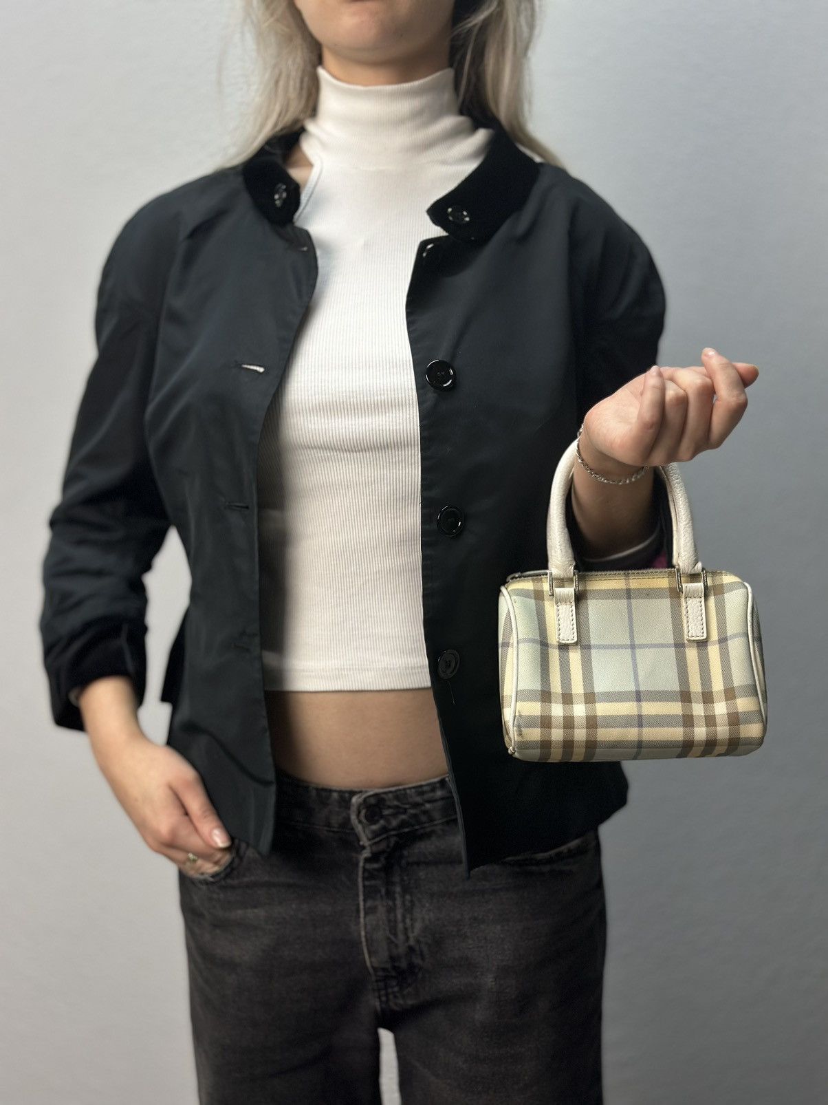 Vintage Dolce Gabbana Blazzer Jacket Black Luxury Prada