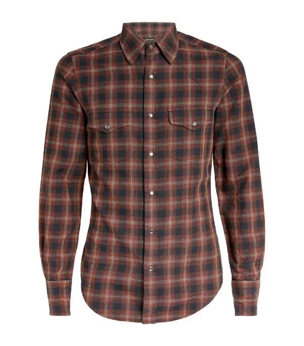 Tom Ford o1loc1c0724 94MEKI Shirt in Multicolor Size US S / EU 44-46 / 1 - 1 Thumbnail