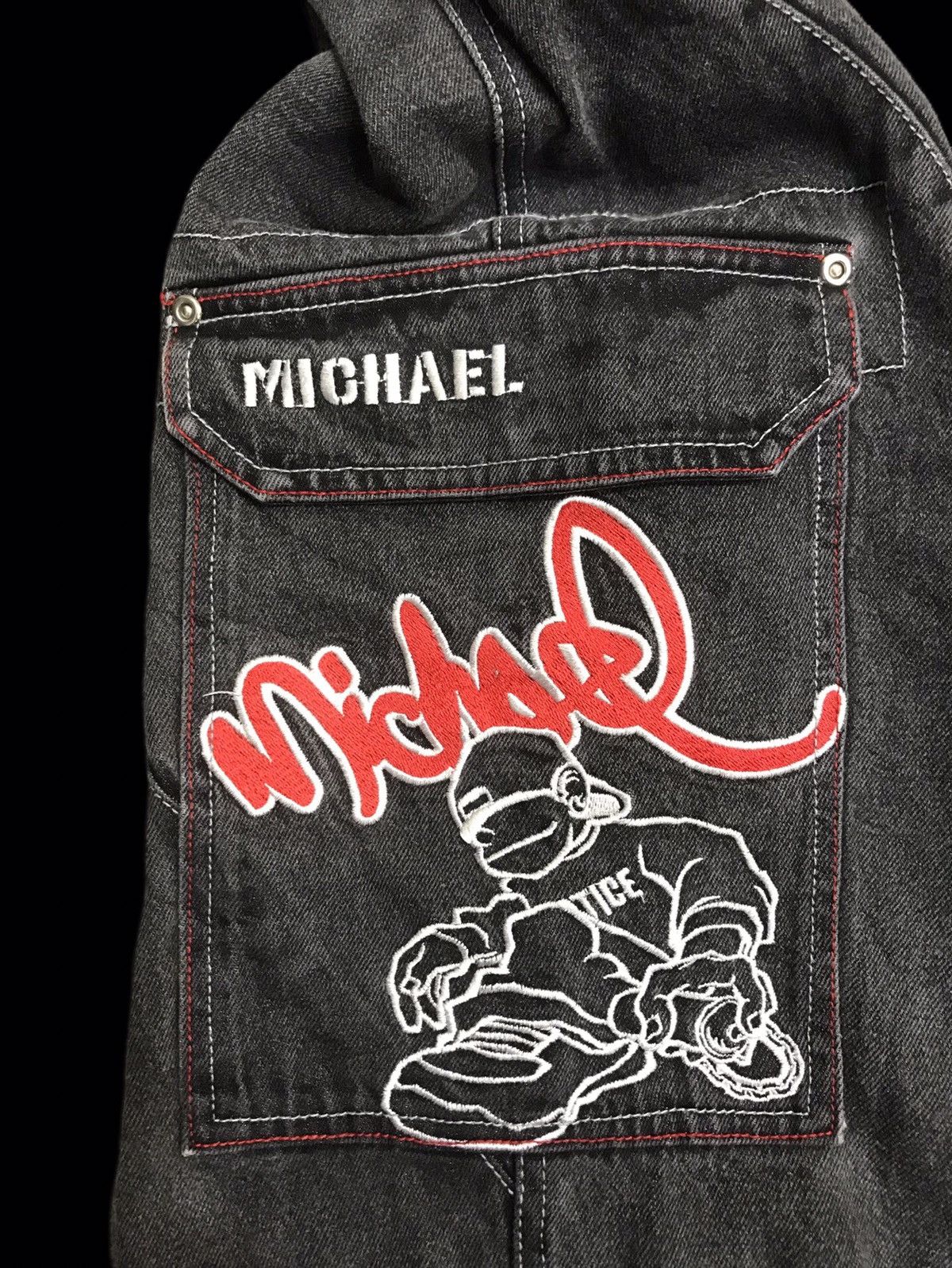 Other 💥BAGGY💥DACK DIVE COOL DESIGN BAGGY MILD DENIM F376 Size US 37 - 18 Thumbnail