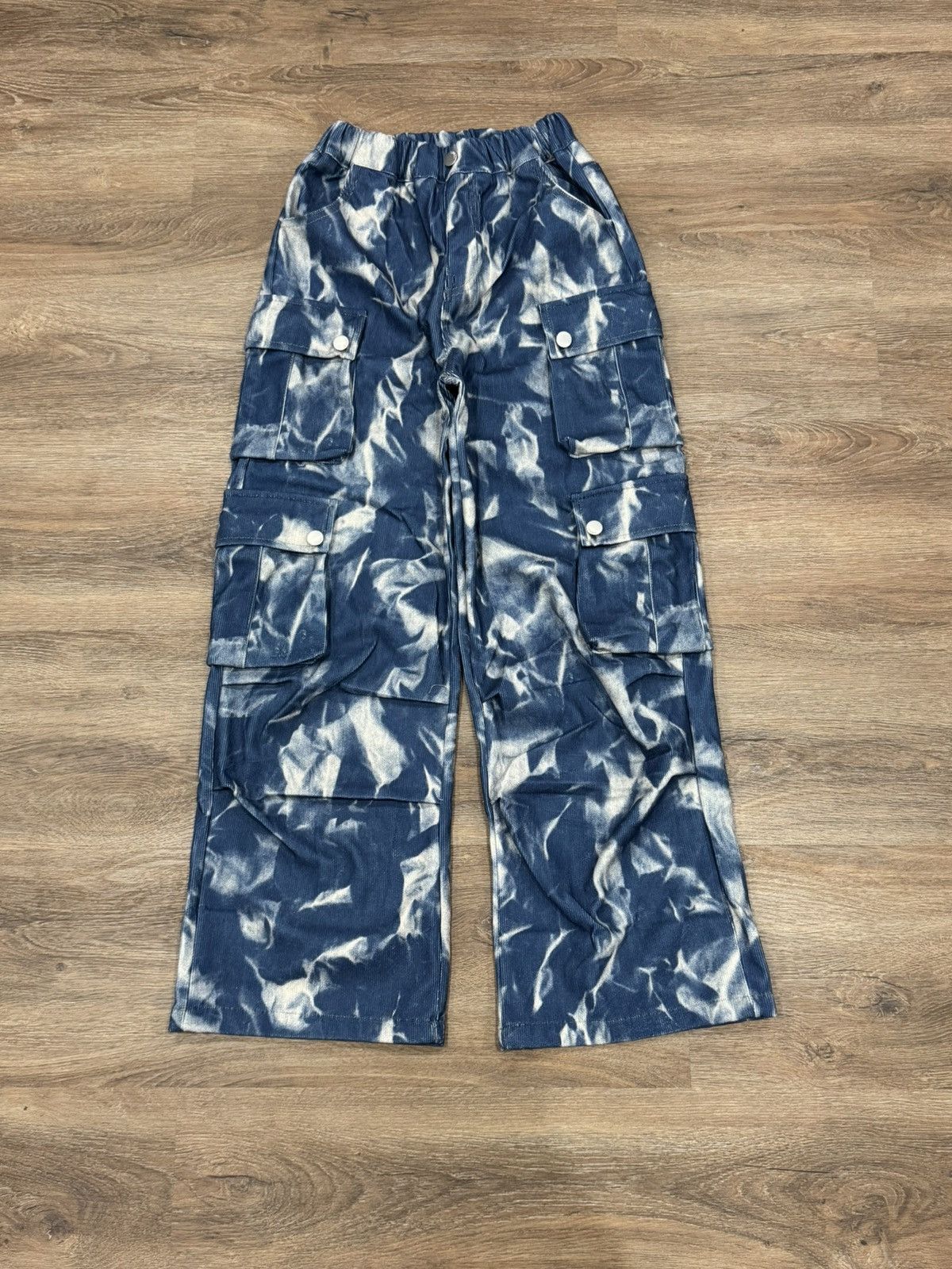 Other Bleached Denim Cargo Pants | Tie-Dye Utility Pants Size US 30 / EU 46 - 1 Thumbnail