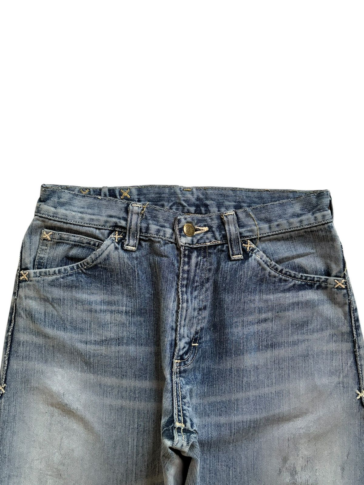 Japanese Brand × Lee Vintage Japanese Lee Faded Wash Bootcut Flare Jeans Size US 28 / EU 44 - 4 Thumbnail