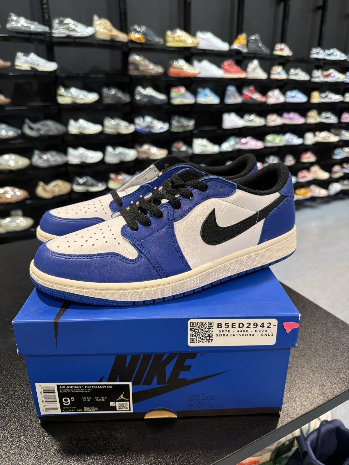 Jordan 1 Low Royal Toe Size-9.5 Brand New Quick Shipping