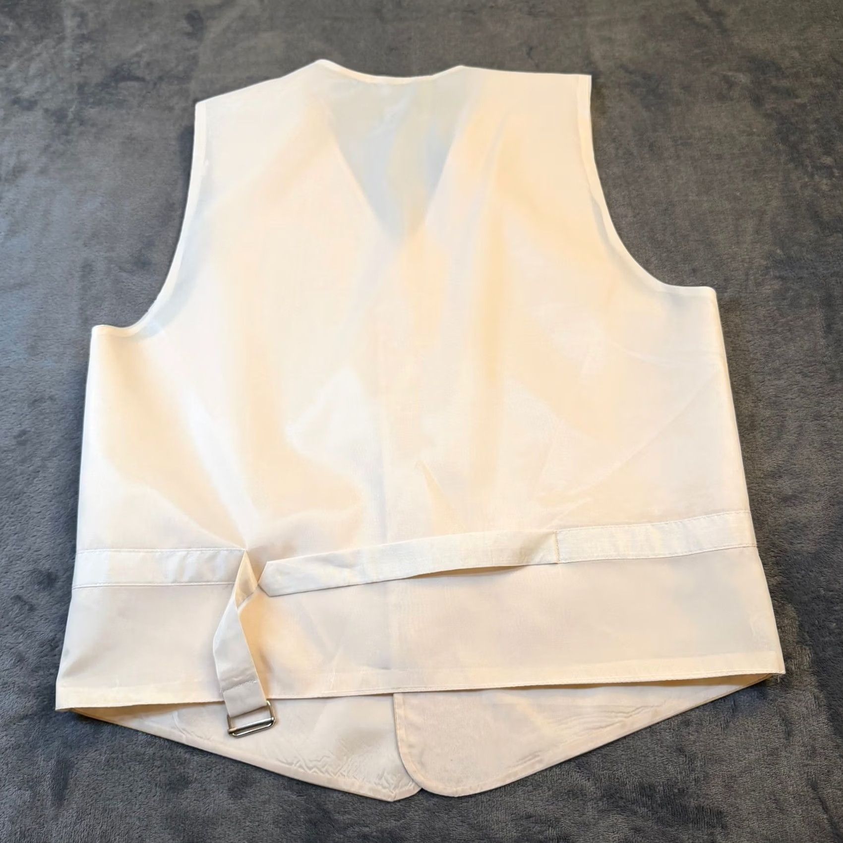 Vintage Steven Land Formal Tuxedo Vest Mens Small Gold Satin Adjustable Back Strap Adjustable Strap Vest Satin Finish Size US S / EU 44-46 / 1 - 4 Thumbnail
