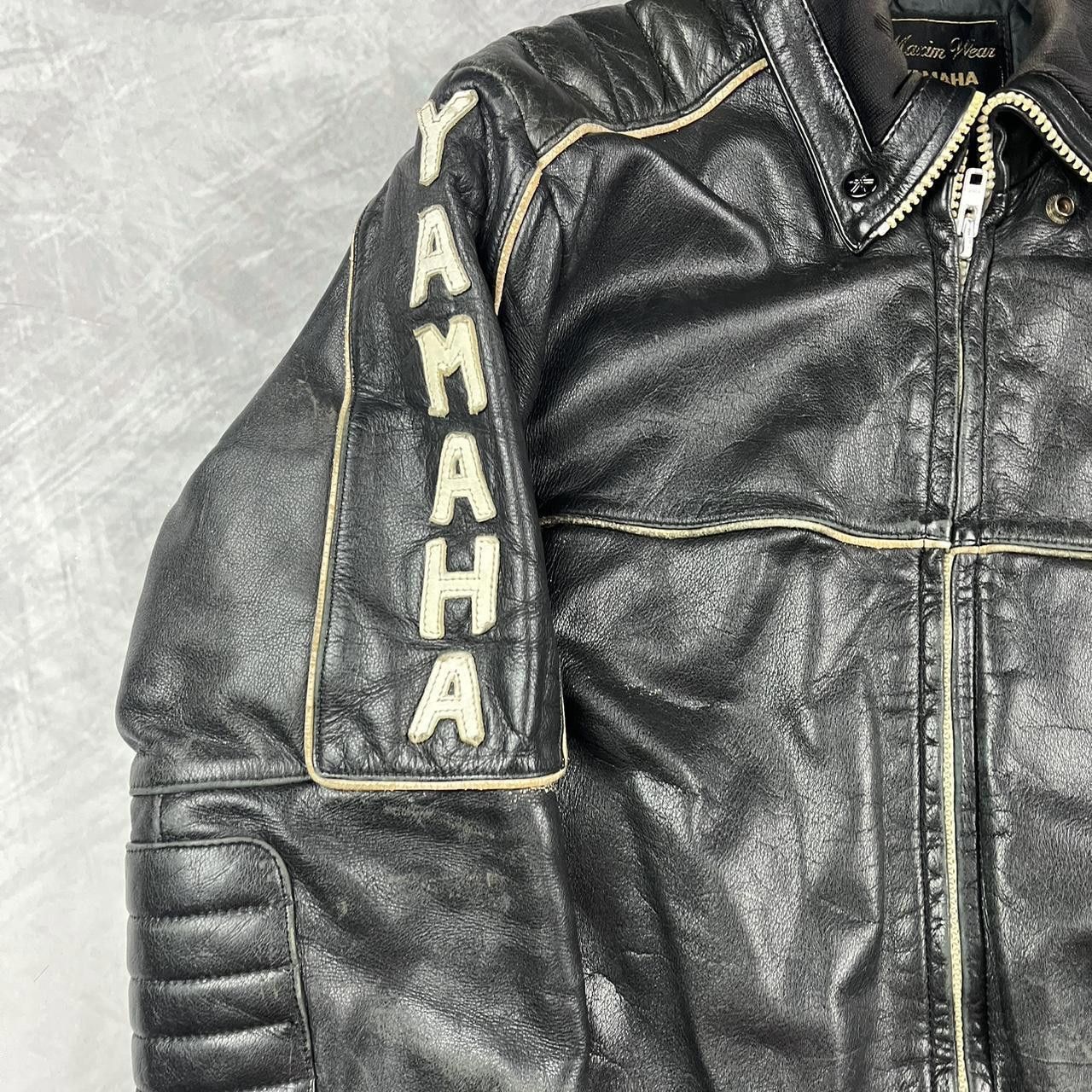 Yamaha Yamaha biker leather jacket Size US L / EU 52-54 / 3 - 4 Thumbnail