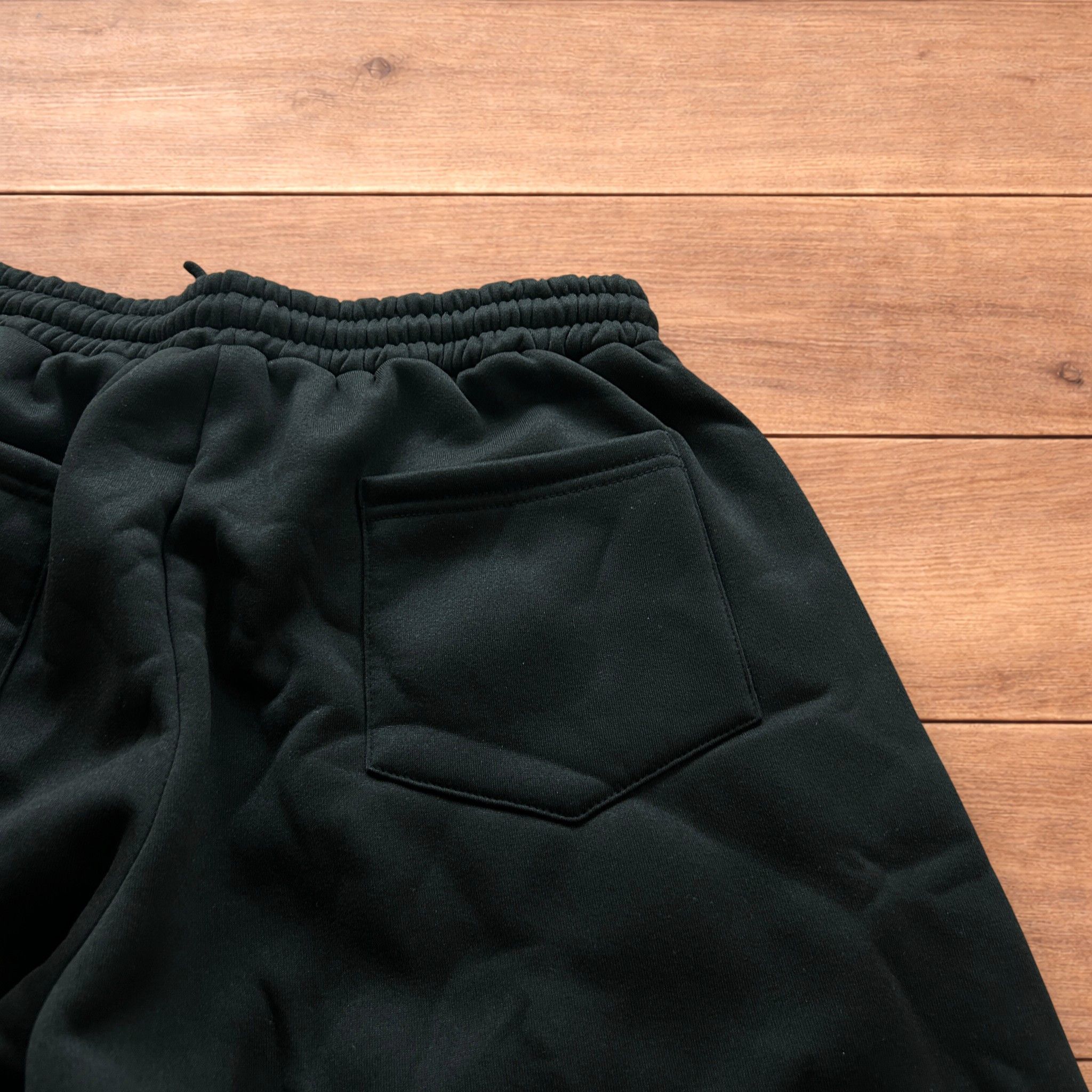 Japanese Brand Super baggy wide leg Korean joggers in black. Size US 34 / EU 50 - 4 Thumbnail