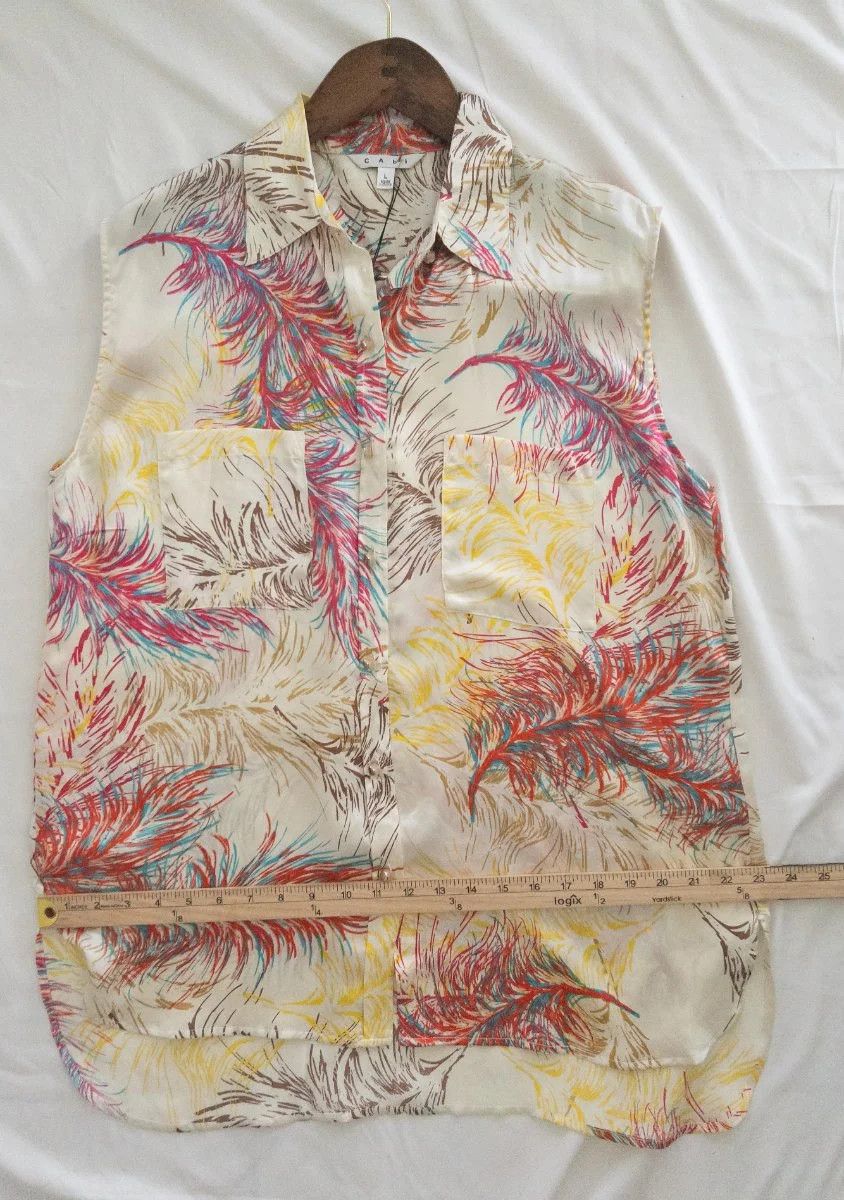 Other CAbi — Blouse | 100% Silk · Sz L Size L / US 10 / IT 46 - 7 Thumbnail