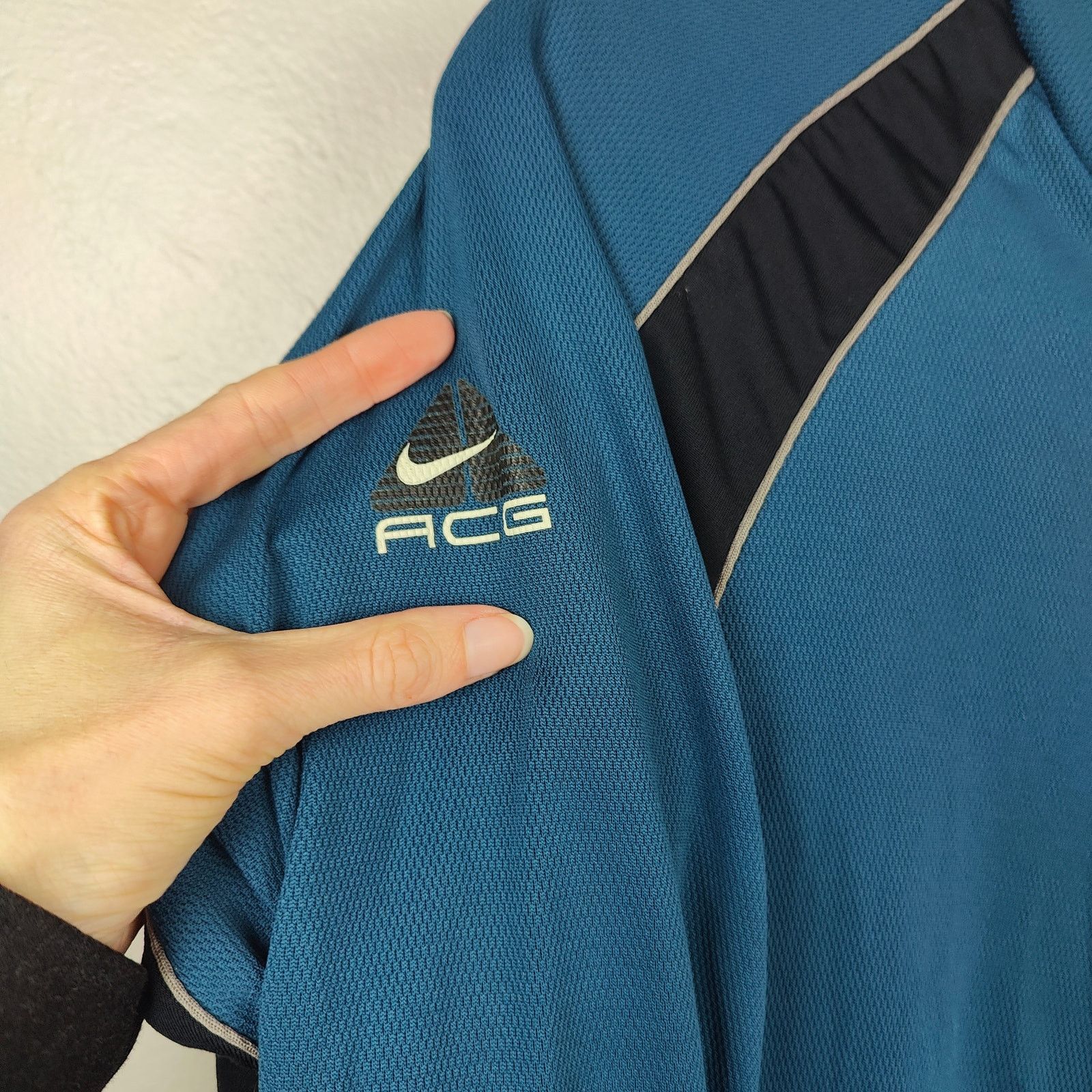Nike Vintage Nike ACG Cycling Jersey Mens Medium 90s Blue Size US M / EU 48-50 / 2 - 3 Thumbnail