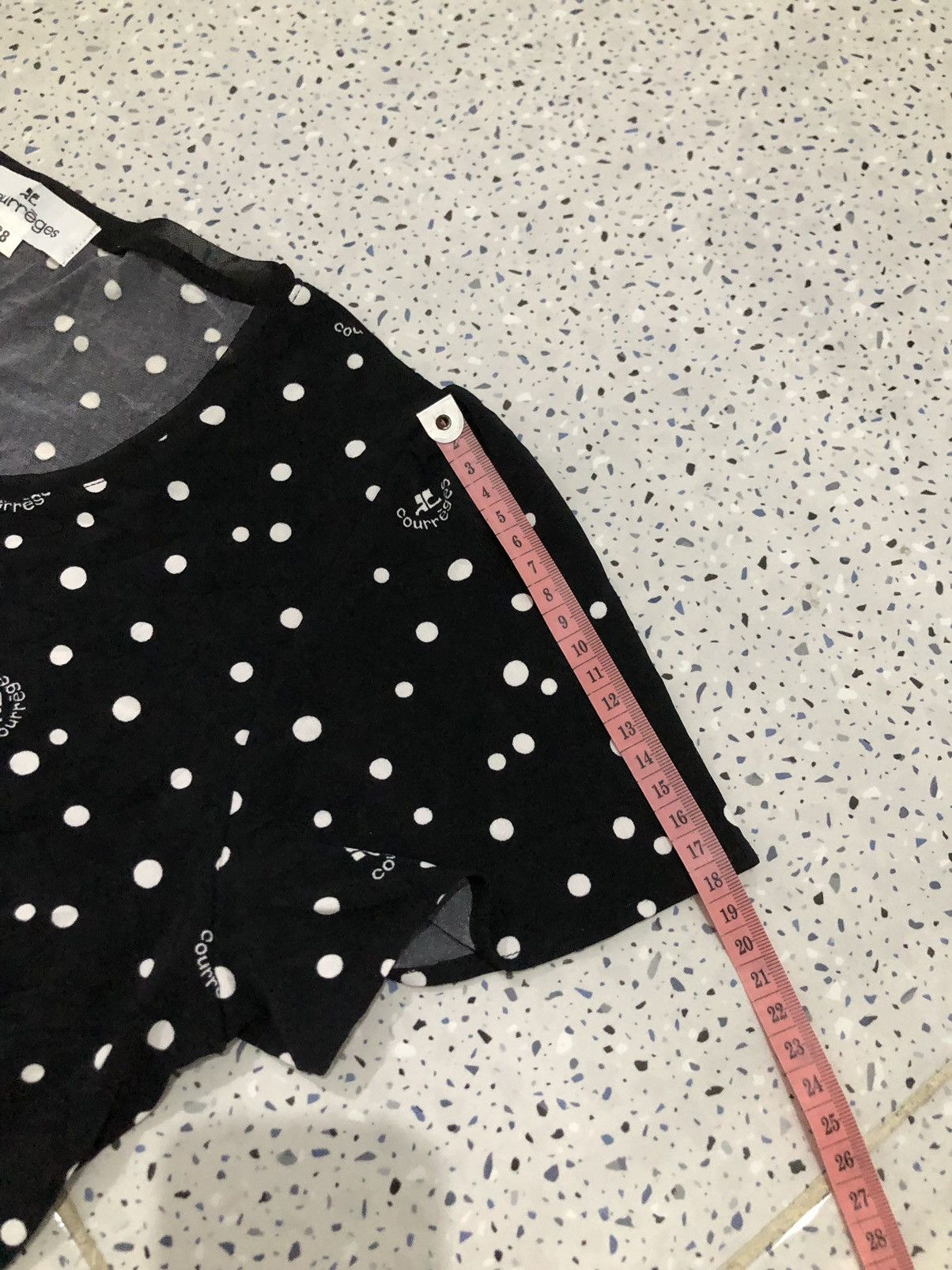 Courreges × Designer × Vintage Courreges Mini Dress Black Size M / US 6-8 / IT 42-44 - 15 Thumbnail