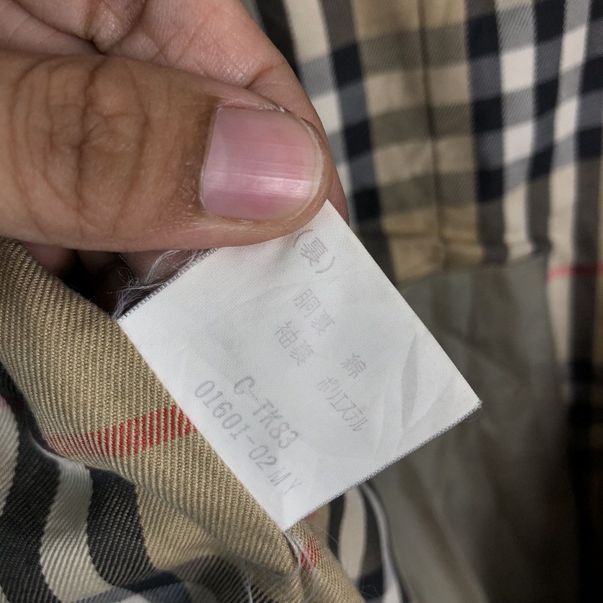 Burberry 🔥Vintage Long Jacket Burberrys Nova Check Blanket Bondage Size US M / EU 48-50 / 2 - 21 Thumbnail