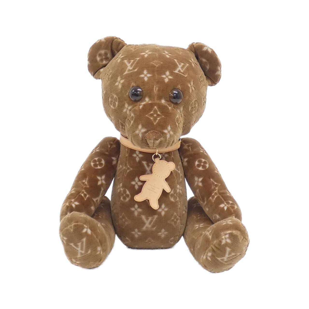 Louis Vuitton Louis Vuitton Louis Vuitton Doudou Teddy Bear Velour Doll Textile Other GI0739 DUTY FREE for USA Size ONE SIZE - 1 Thumbnail