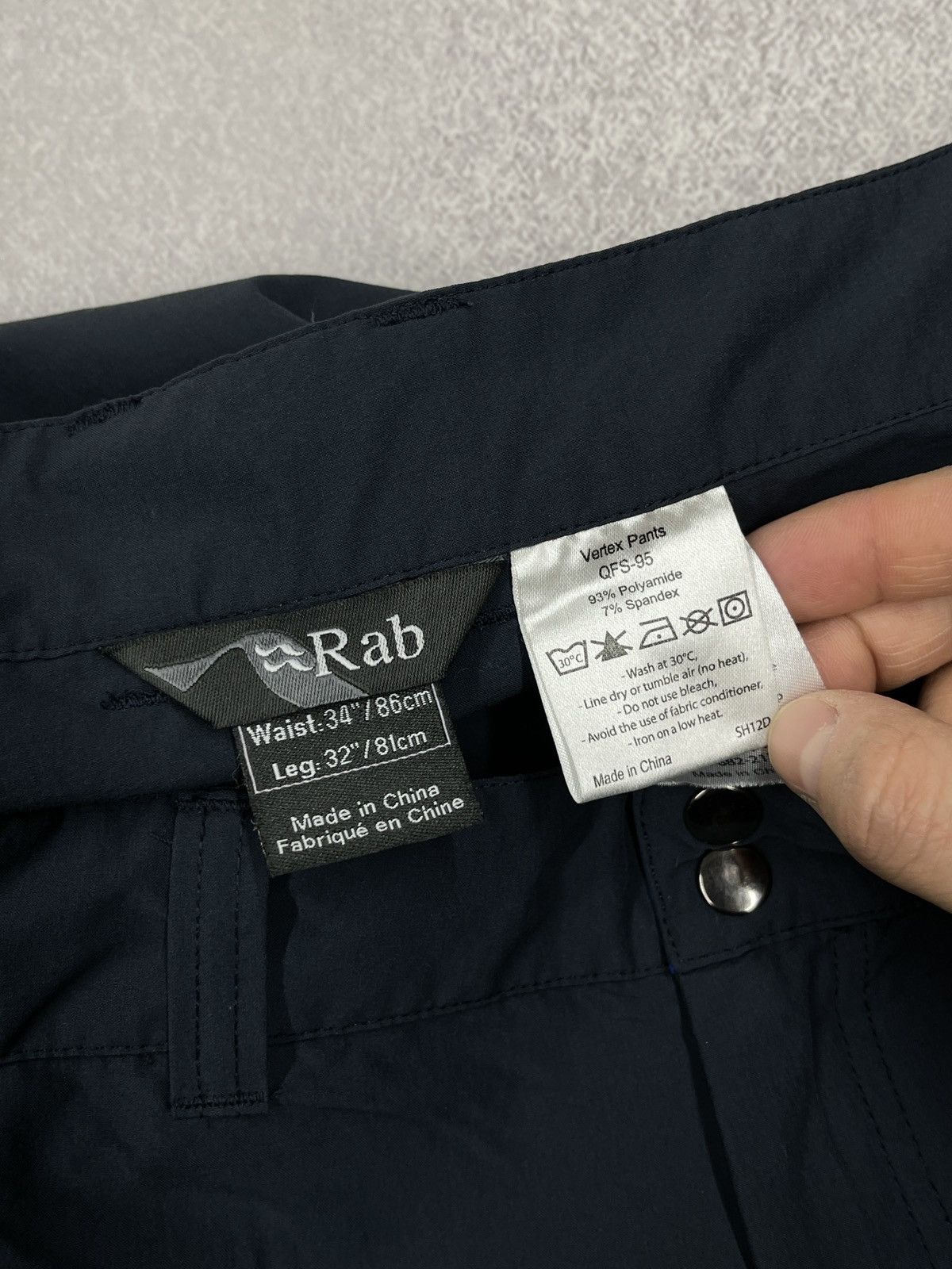 Rab Mens Rab Vertex Pants Navy Outdore Gorpcore Size 34 Size US 34 / EU 50 - 9 Thumbnail