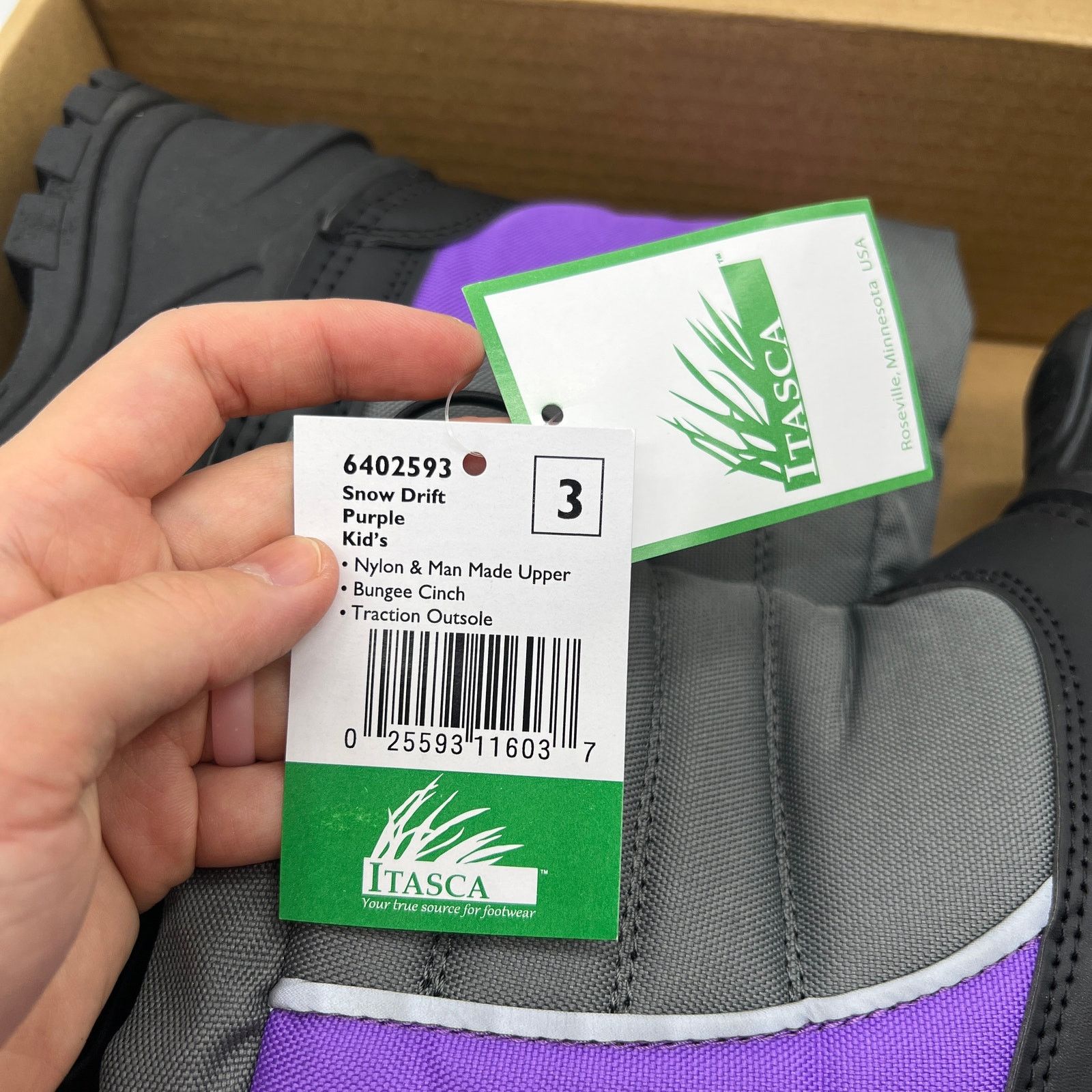 Other Itasca Kids Winter Snow Drift Boots Size 3 Purple Size US 5 / EU 37 - 12 Thumbnail